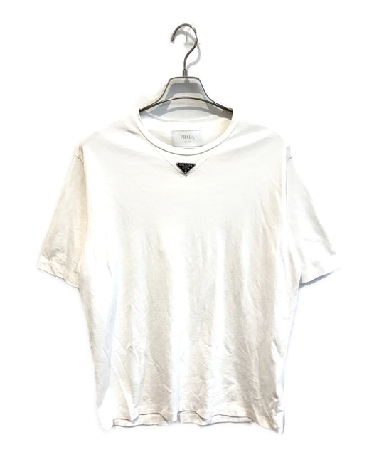 [Pre-owned] PRADA Triangle Logo T-shirt UJN861 S232 240 UJN861 S232 240