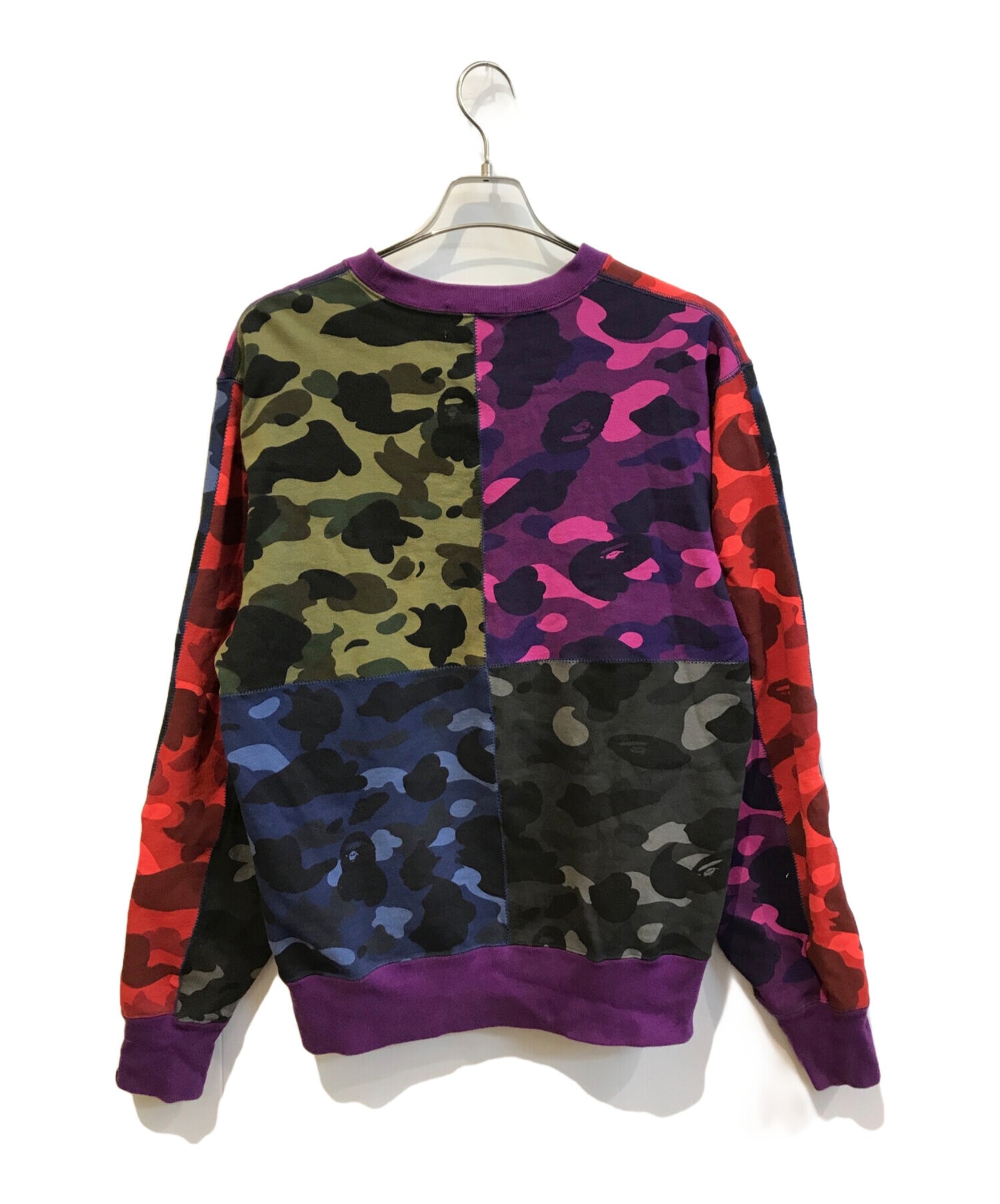 [Pre-owned] A BATHING APE MIXCAMO SHARK CRAZYWIDE SWEAT 001SWF301006X