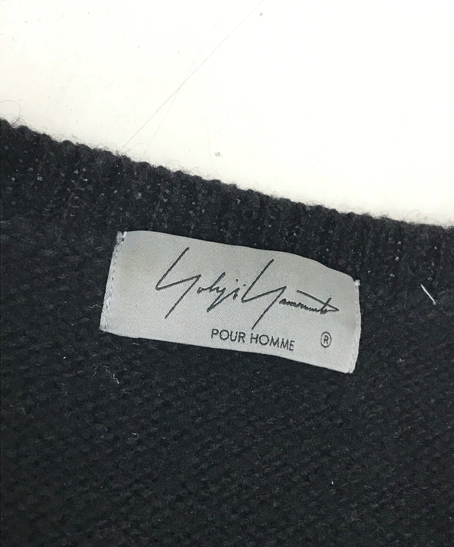 [Pre-owned] Yohji Yamamoto pour homme Zip design knit HX-K08-188