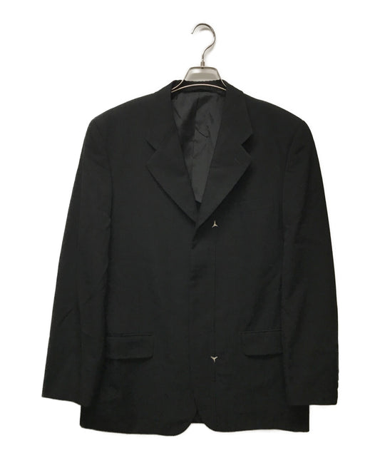 [Pre-owned] COMME des GARCONS HOMME Wool Gabardine Tailored Jacket with Ribbed Wings HJ-10001L AD1999