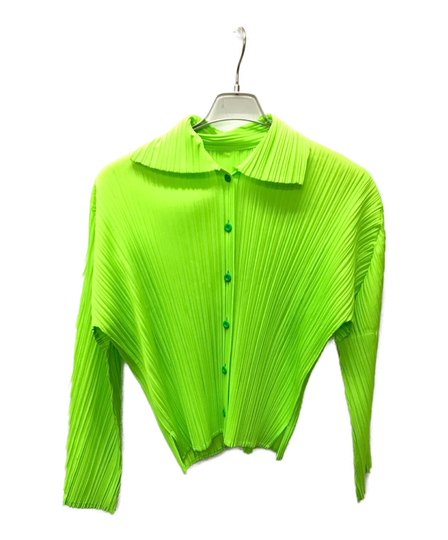 [Pre-owned] PLEATS PLEASE Cut-off processed pleated blouse PP31-JJ201