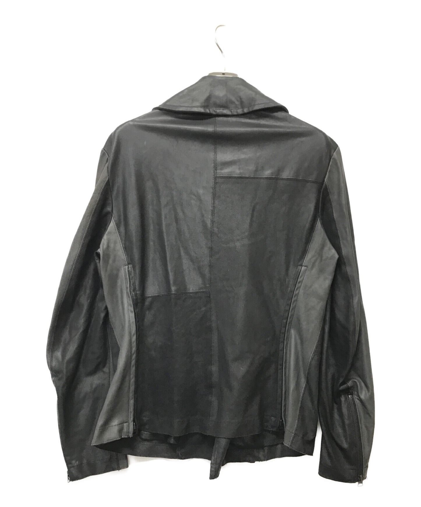 [Pre-owned] Y's 2 COLORS LEATHER DOUBLE FRONT BLOUSON YH-Y81-870