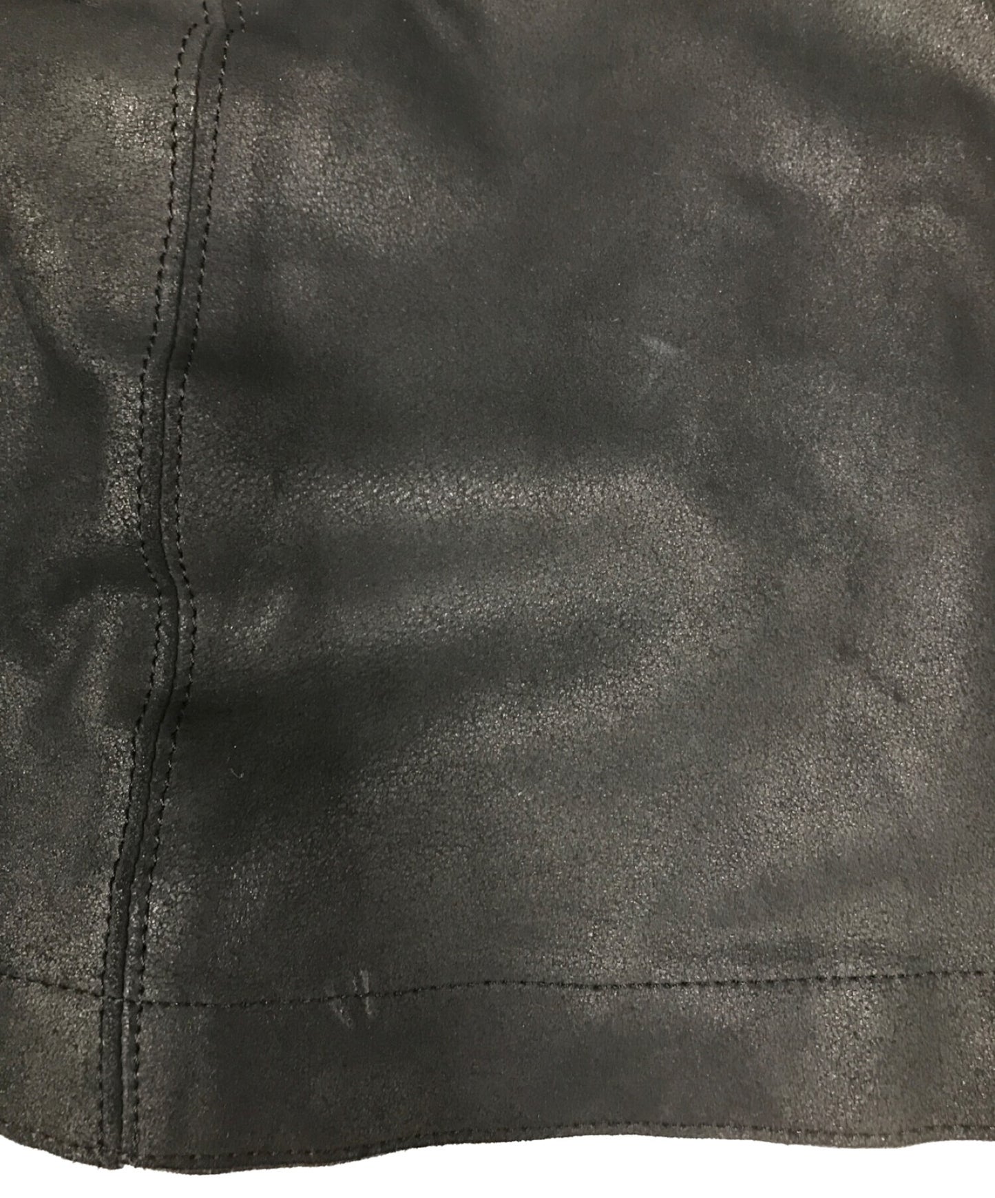 [Pre-owned] Y's 2 COLORS LEATHER DOUBLE FRONT BLOUSON YH-Y81-870