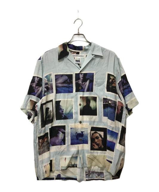 [Pre-owned] WACKO MARIA DAVICE SORRENTI Photo print open collar shirt DAVIDESORRENTI-WM-HI02