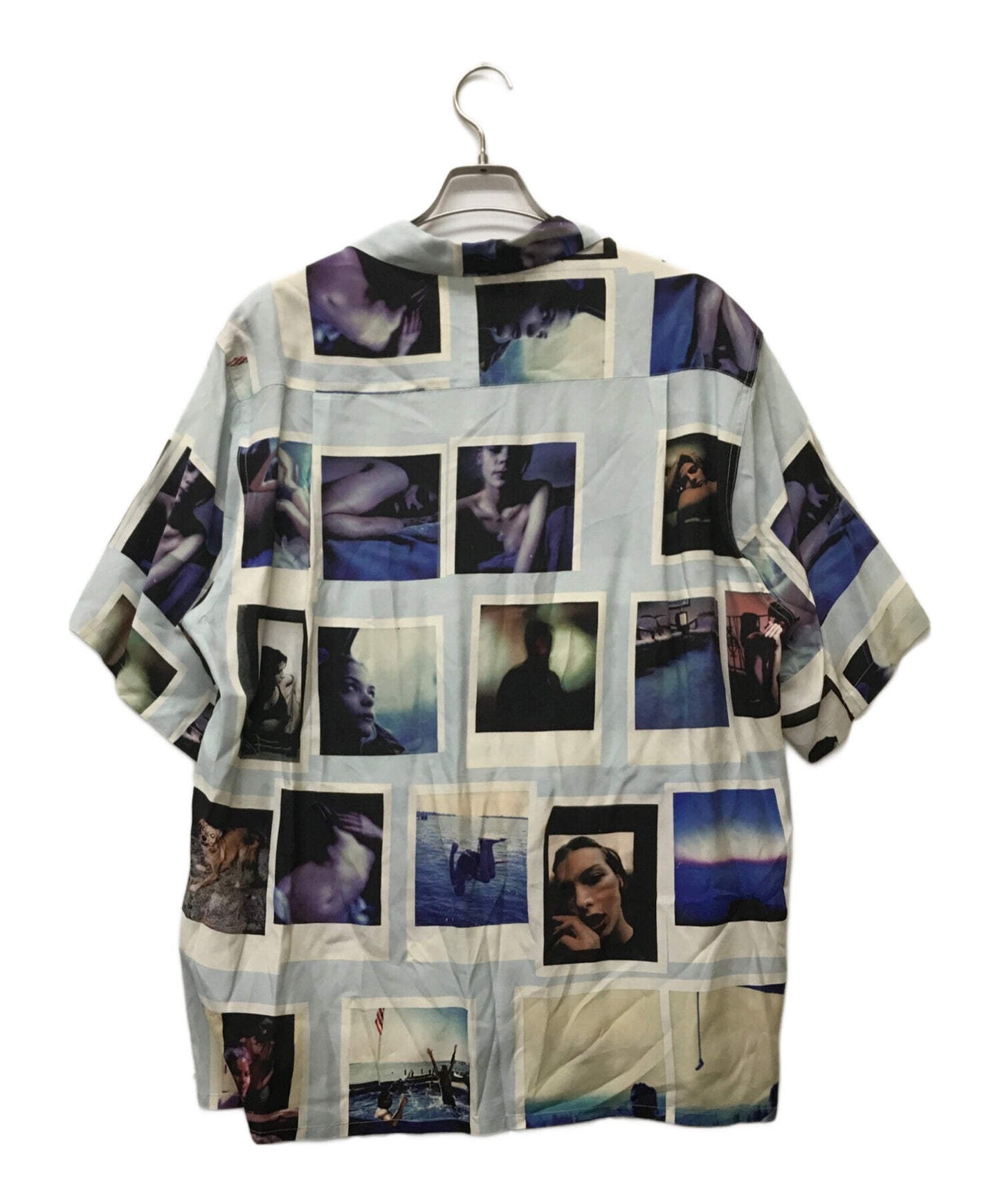 [Pre-owned] WACKO MARIA DAVICE SORRENTI Photo print open collar shirt DAVIDESORRENTI-WM-HI02