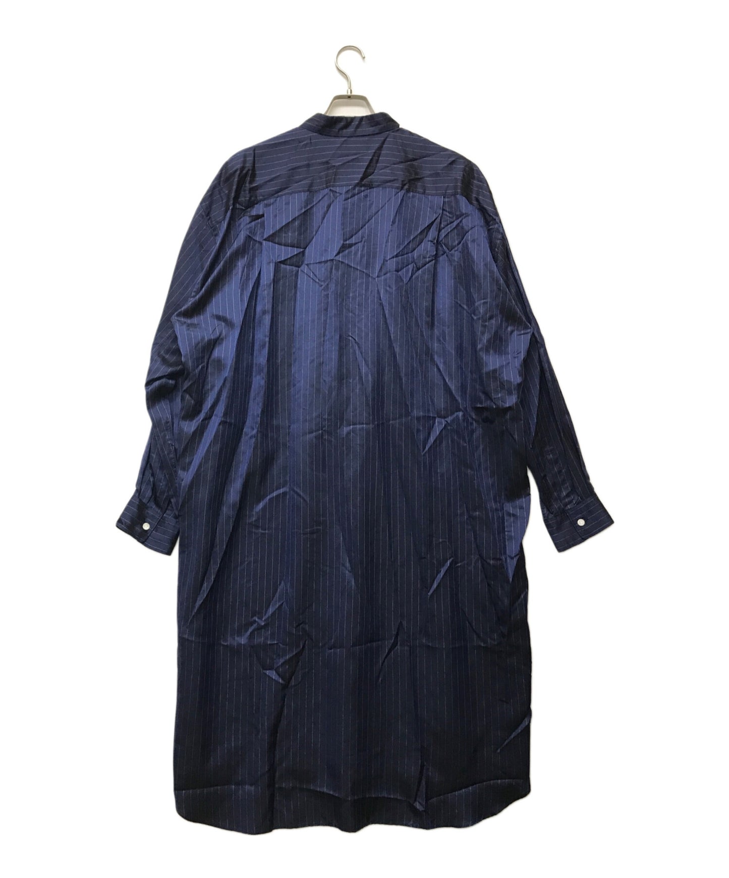 [Pre-owned] COMME des GARCONS HOMME PLUS Lame striped oversized long-sleeved shirt PI-B017 AD2021