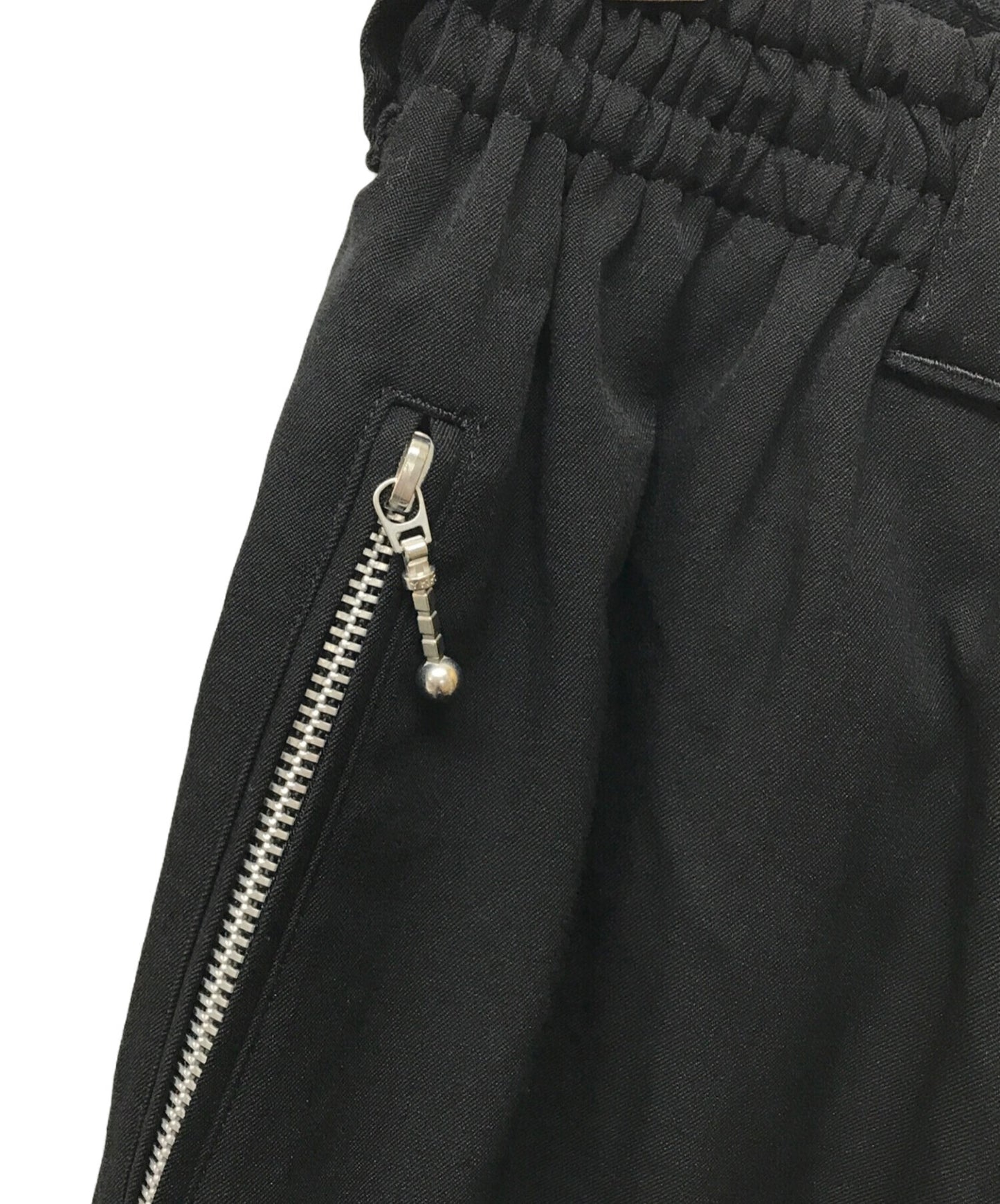 [Pre-owned] Yohji Yamamoto pour homme Wool gabardine ball zipper pants HW-P97-100