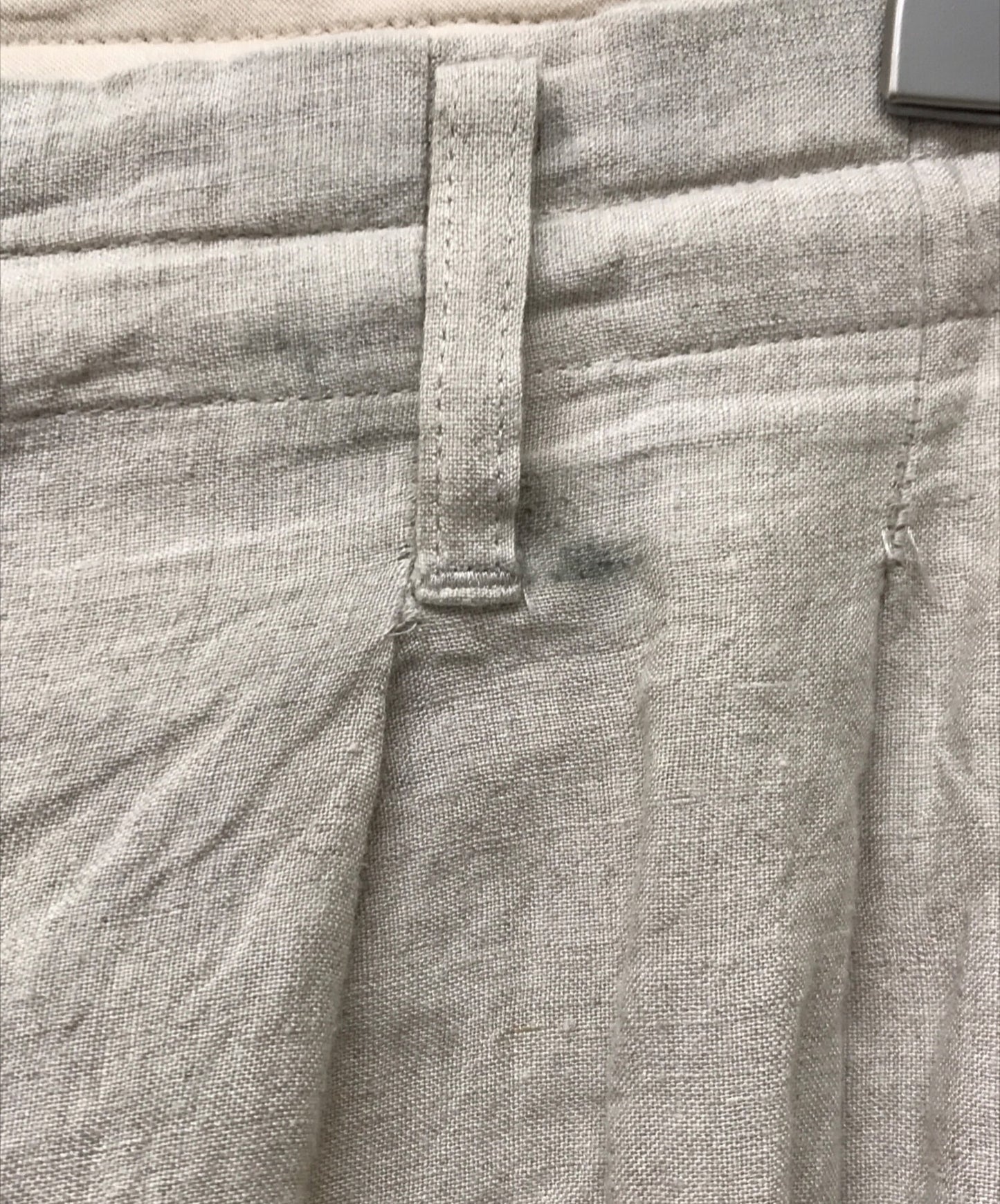 [Pre-owned] Yohji Yamamoto pour homme Lace-up linen shoppers pants HD-P47-303