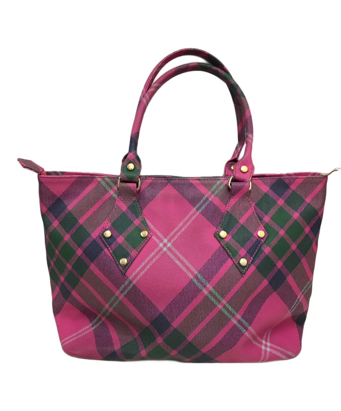 [Pre-owned] Vivienne Westwood Derby Check Tote Bag