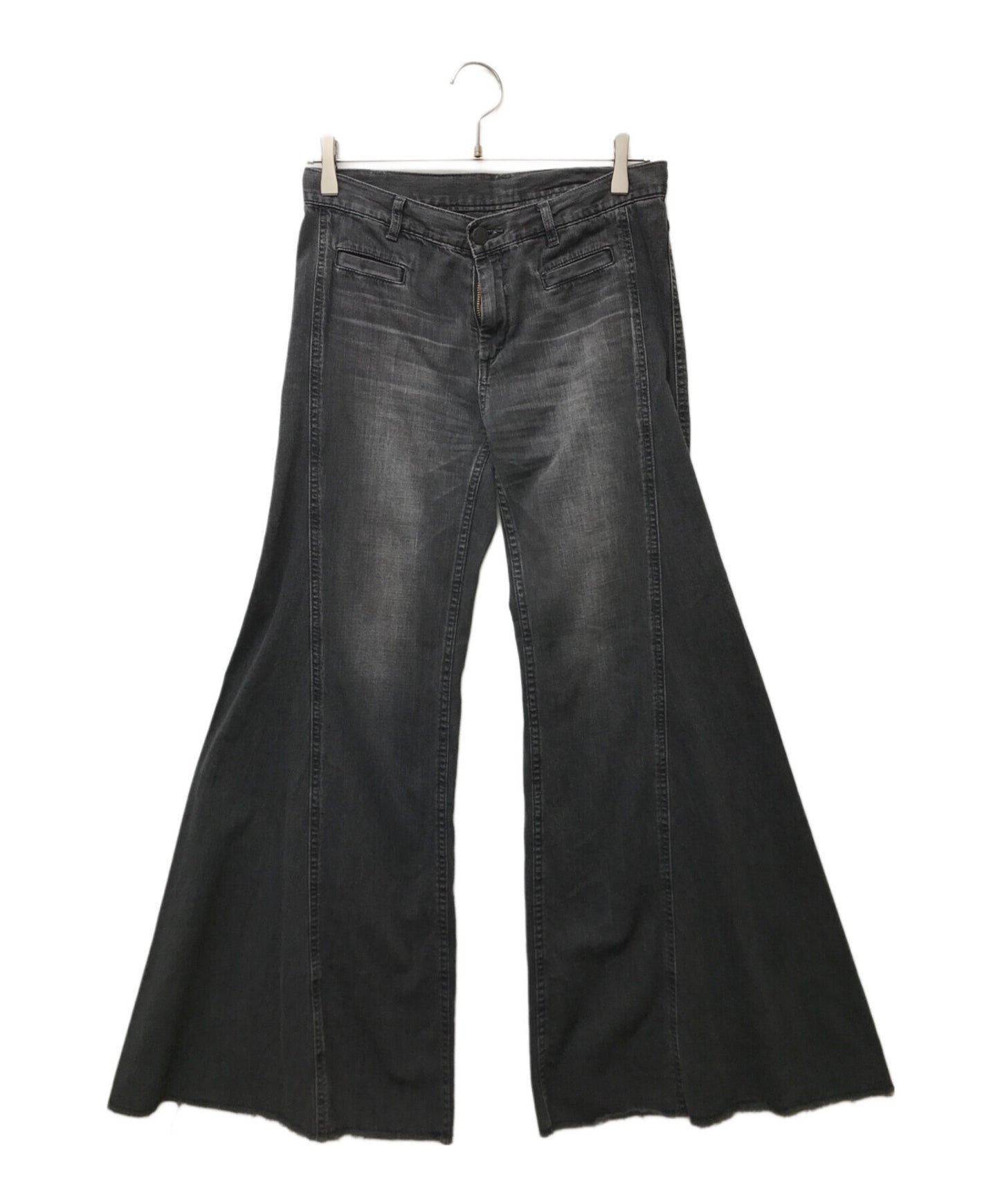 [Pre-owned] Hysteric Glamour USED processed low rise flared denim pants