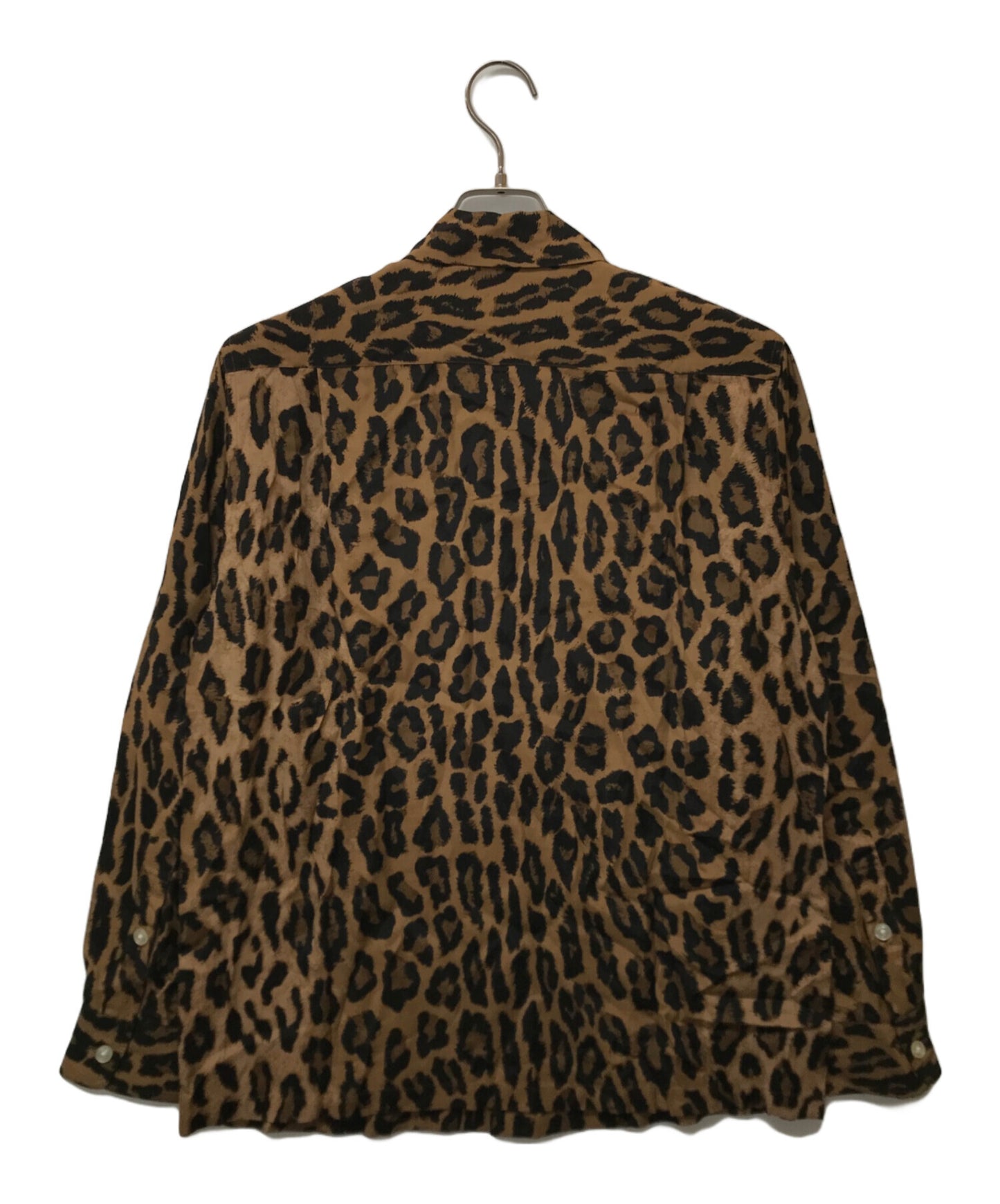 [Pre-owned] WACKO MARIA Leopard rayon open collar shirt