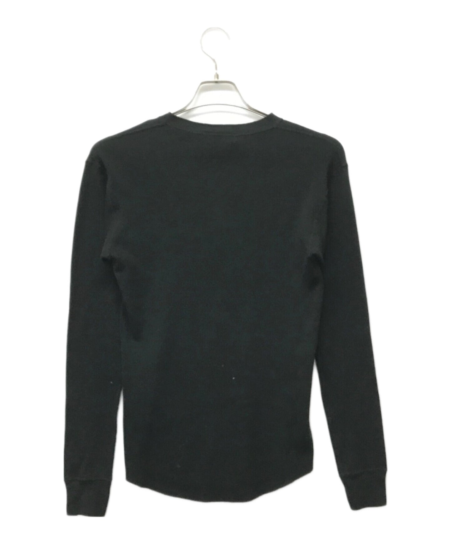 [Pre-owned] Hysteric Glamour Cashmere blend henley-neck knit cut and sewn 4CL-6181