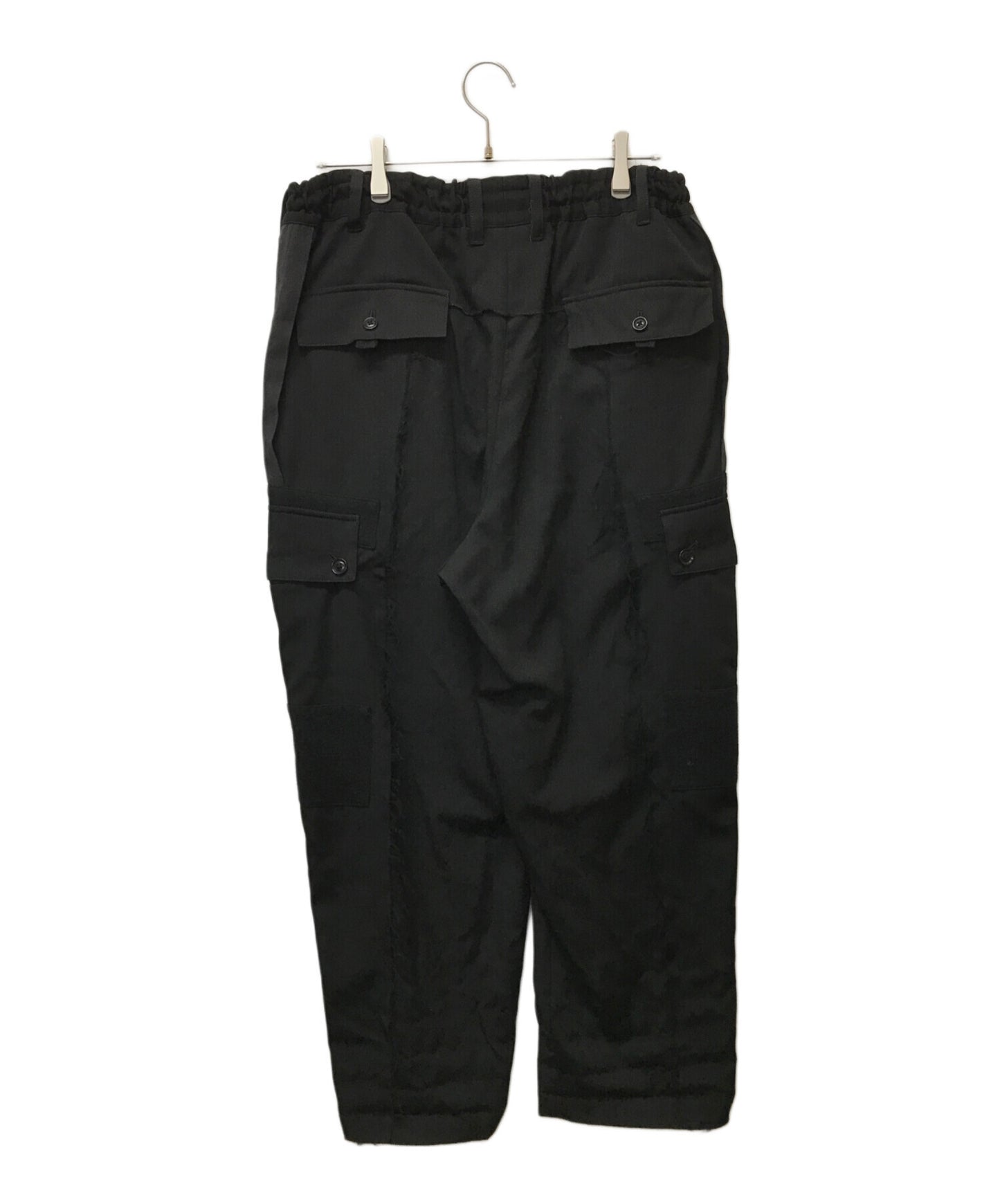 [Pre-owned] Yohji Yamamoto pour homme Wool gabardine truncated cargo pants HY-P19-803