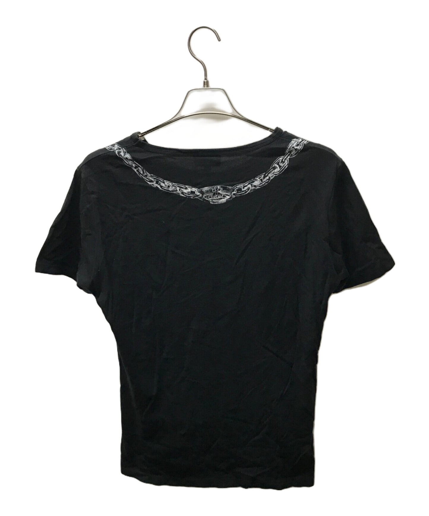 [Pre-owned] Vivienne Westwood man Dessin Orb Cadena Chain Print T-Shirt VW-LP-84596