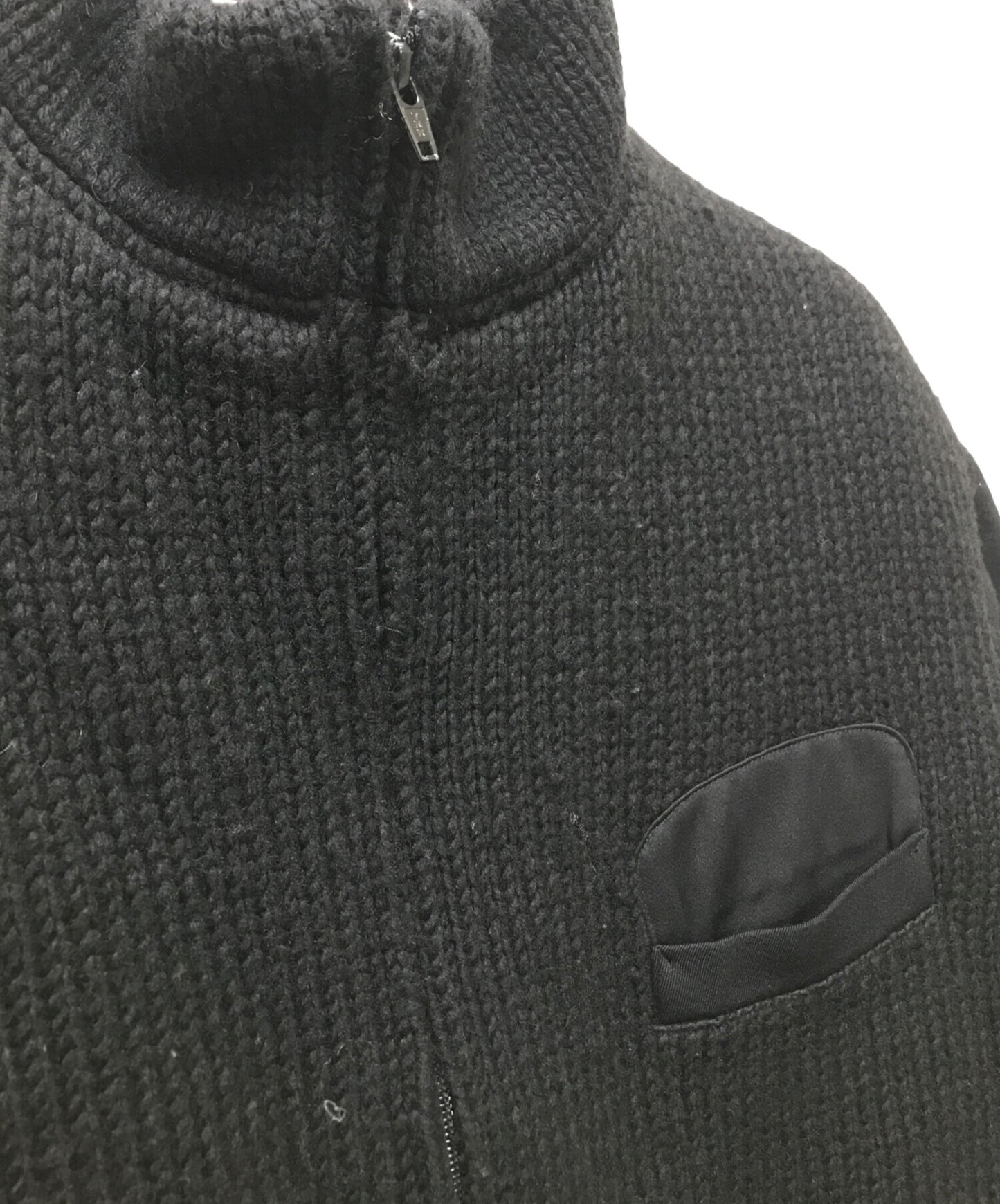 [Pre-owned] Yohji Yamamoto pour homme Knit Switching Zip-Up Coat HX-J04-103