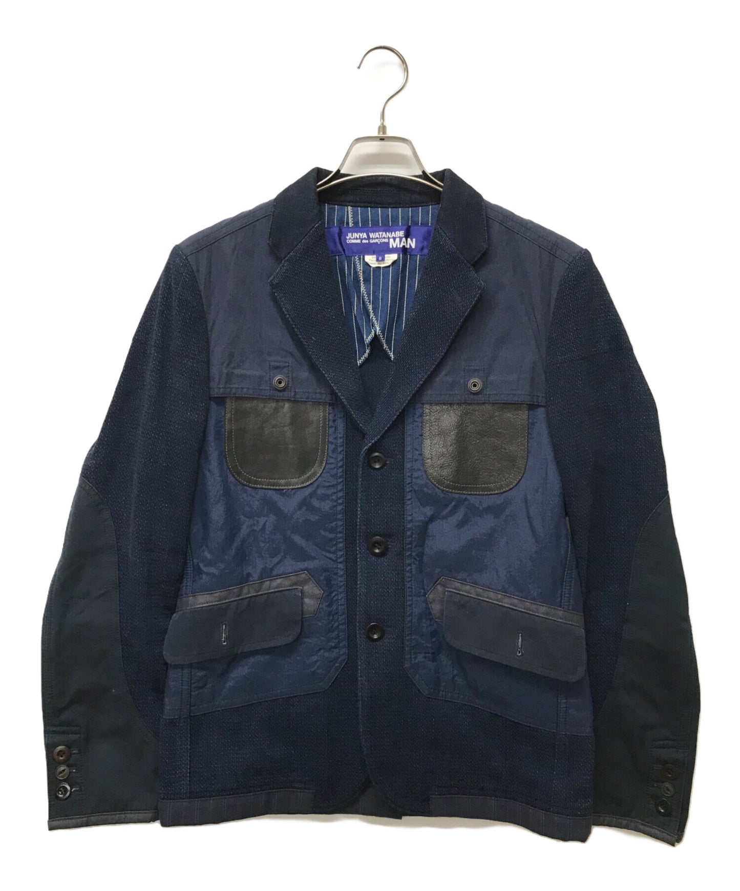 [Pre-owned] JUNYA WATANABE MAN COMME des GARCONS Sashiko Patchwork Tailored Jacket WO-J015
