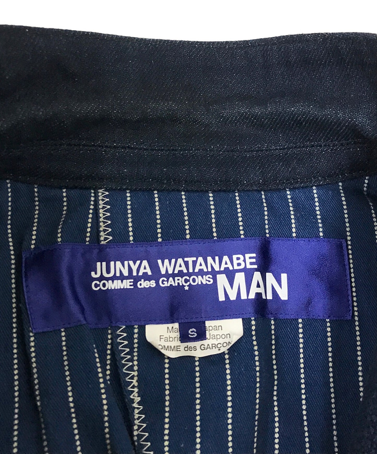 [Pre-owned] JUNYA WATANABE MAN COMME des GARCONS Sashiko Patchwork Tailored Jacket WO-J015