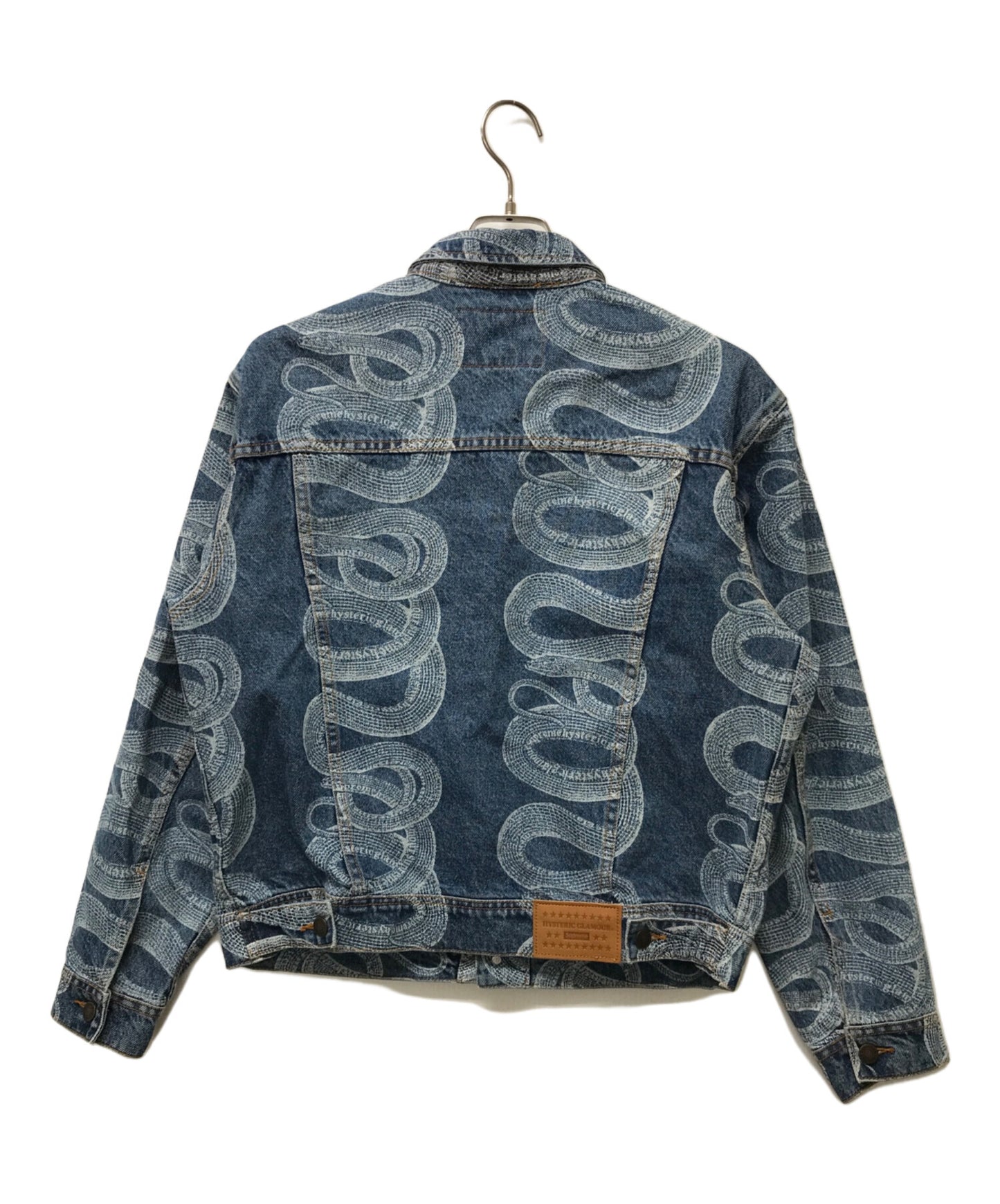 [Pre-owned] Hysteric Glamour Collaboration snake print denim jacket