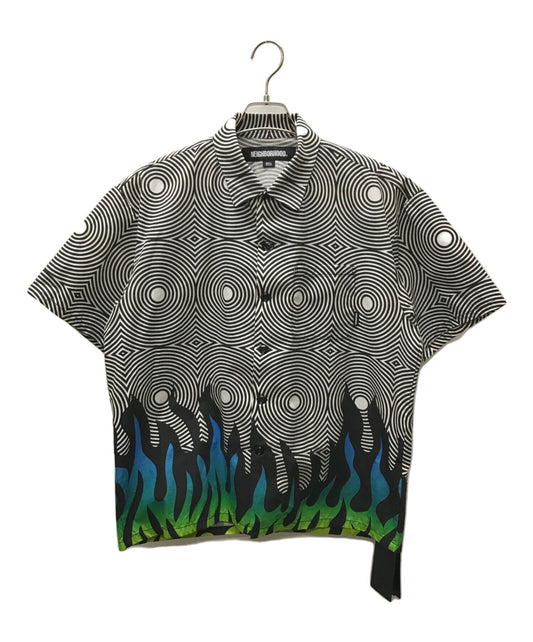 [Pre-owned] NEIGHBORHOOD FLAMEPATTERN SHIRT 231TSDSN-SHM01