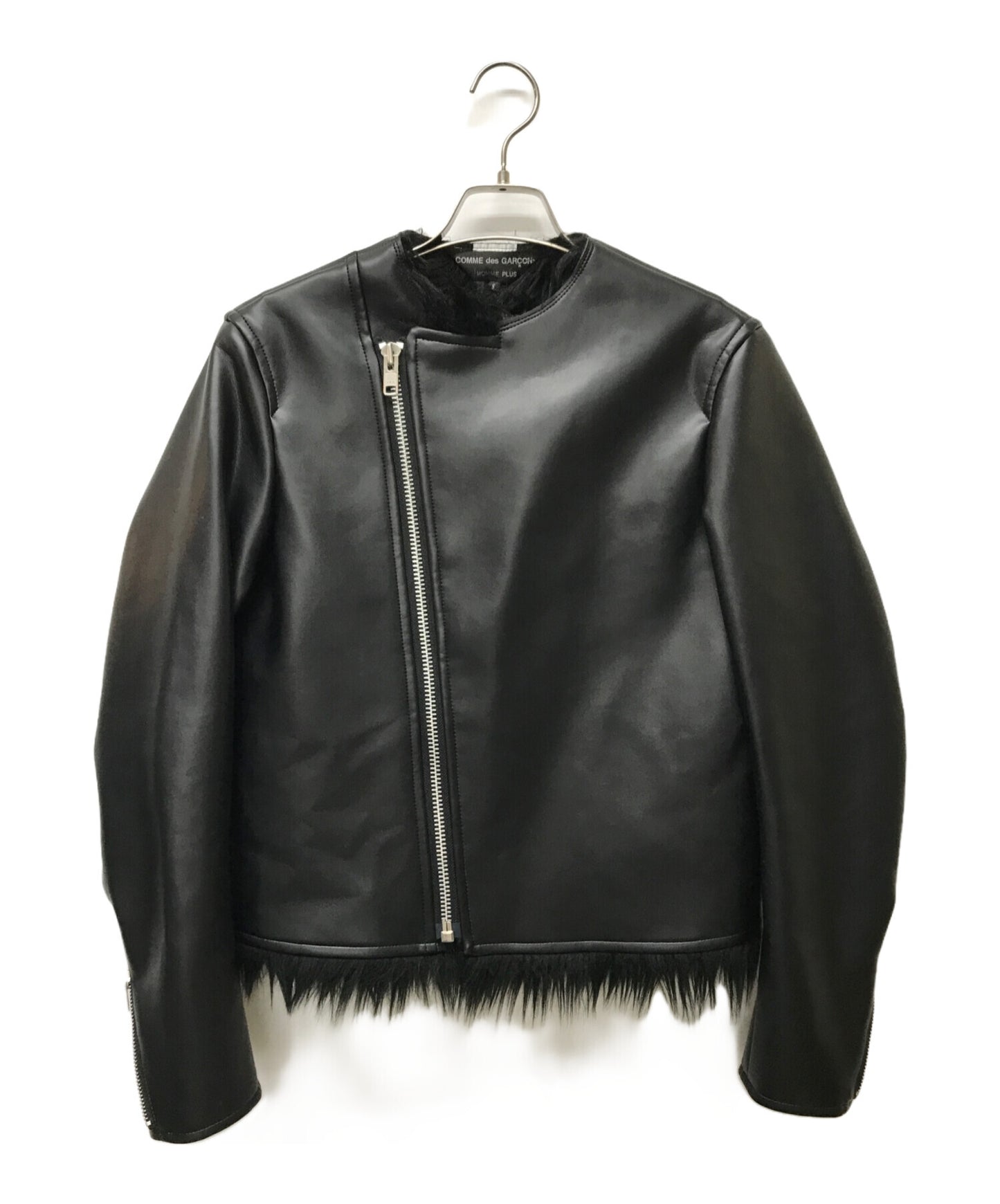 [Pre-owned] COMME des GARCONS HOMME PLUS Faux Leather Single Riders Jacket PL-J048