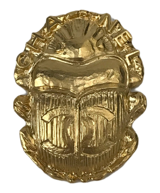 [Pre-owned] CHANEL Scarab motif brooch