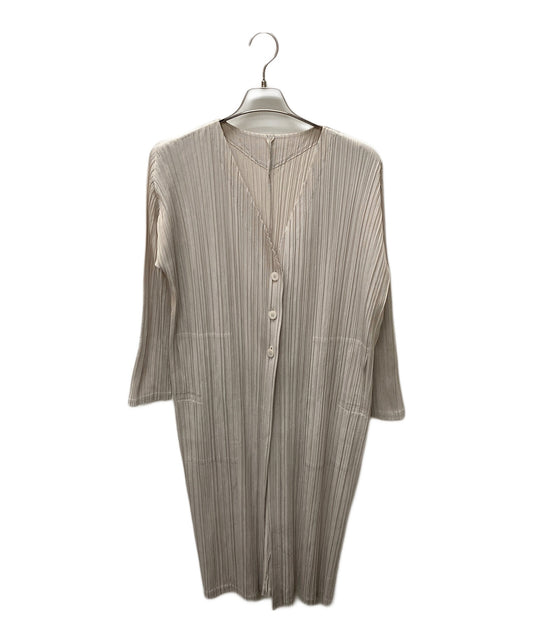 [Pre-owned] PLEATS PLEASE Pleated long cardigan PP93-JA603