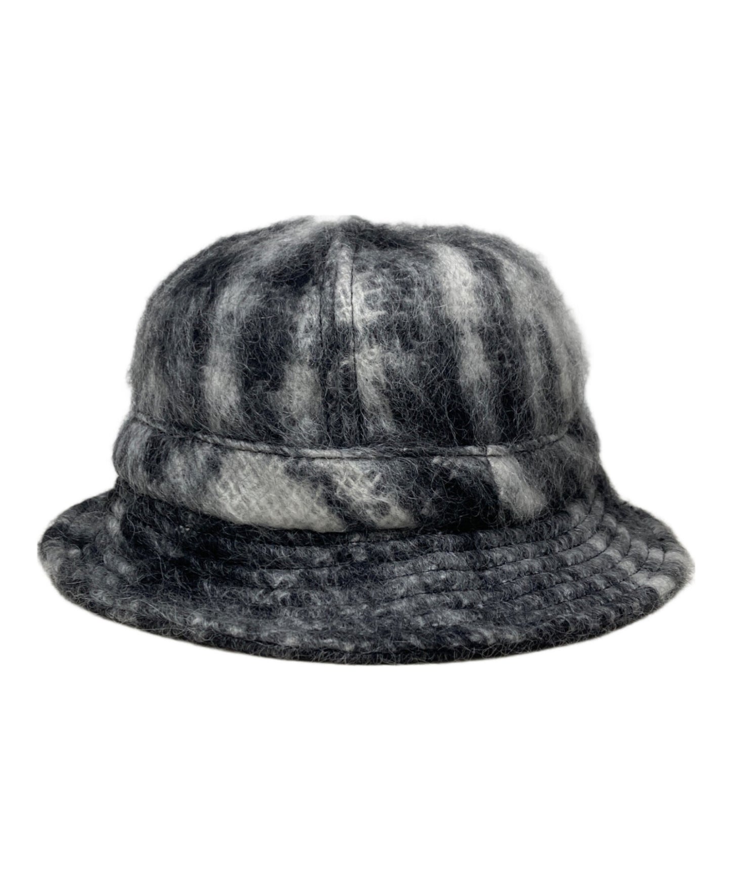 [Pre-owned] SUPREME Mohair Plaid Bell Hat / Bucket Hat
