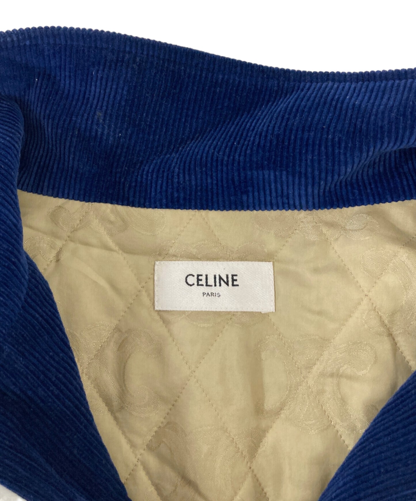 [Pre-owned] CELINE Corduroy Athletic Jacket 2Q595902T