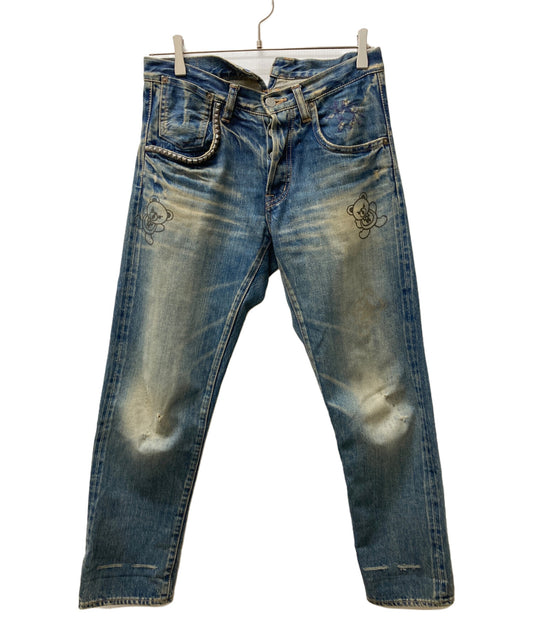 [Pre-owned] Hysteric Glamour Denim Pants/Studded Skinny Denim Pants