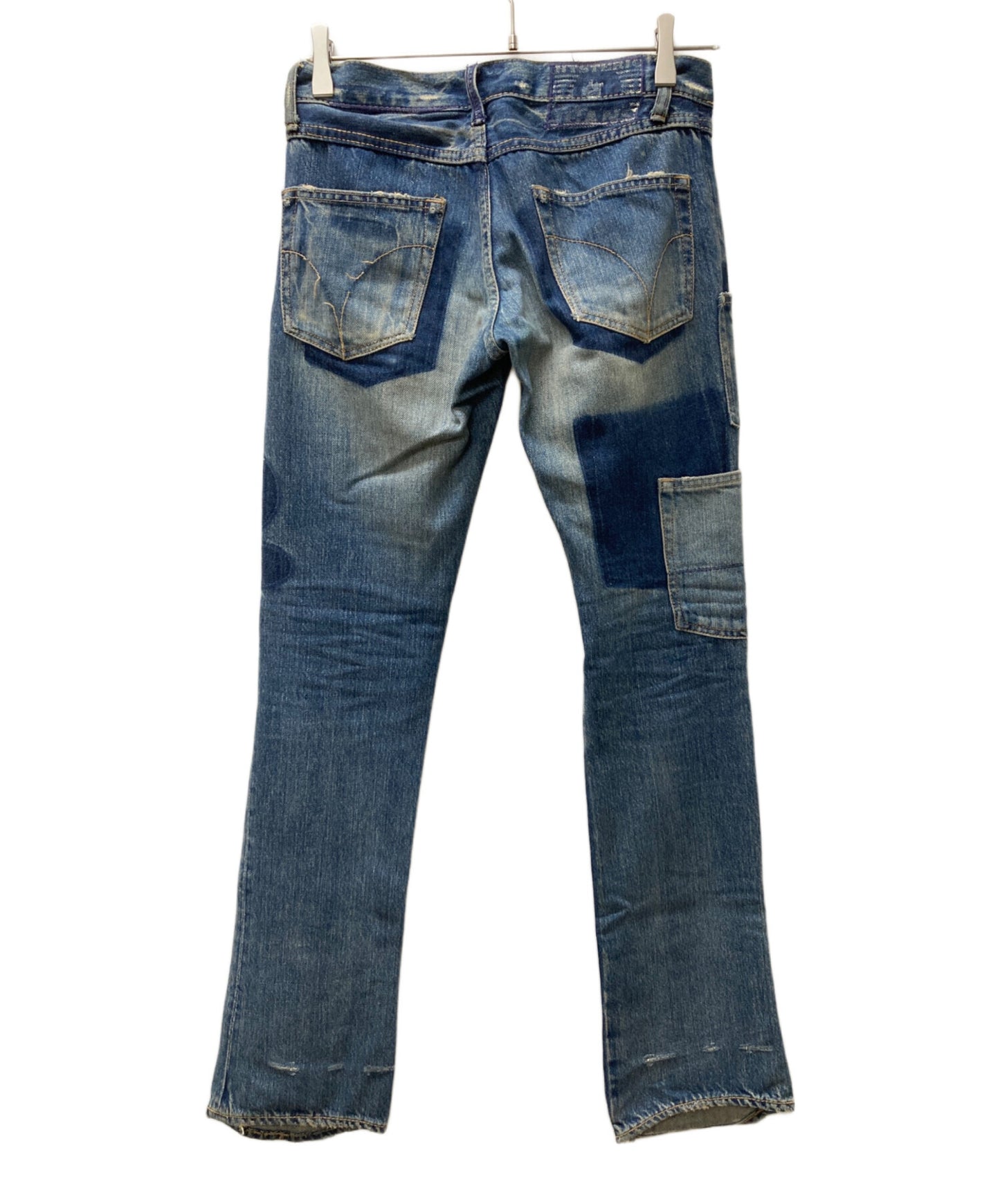 [Pre-owned] Hysteric Glamour Damaged Denim Pants/Skinny Denim Pants 2AP-5351