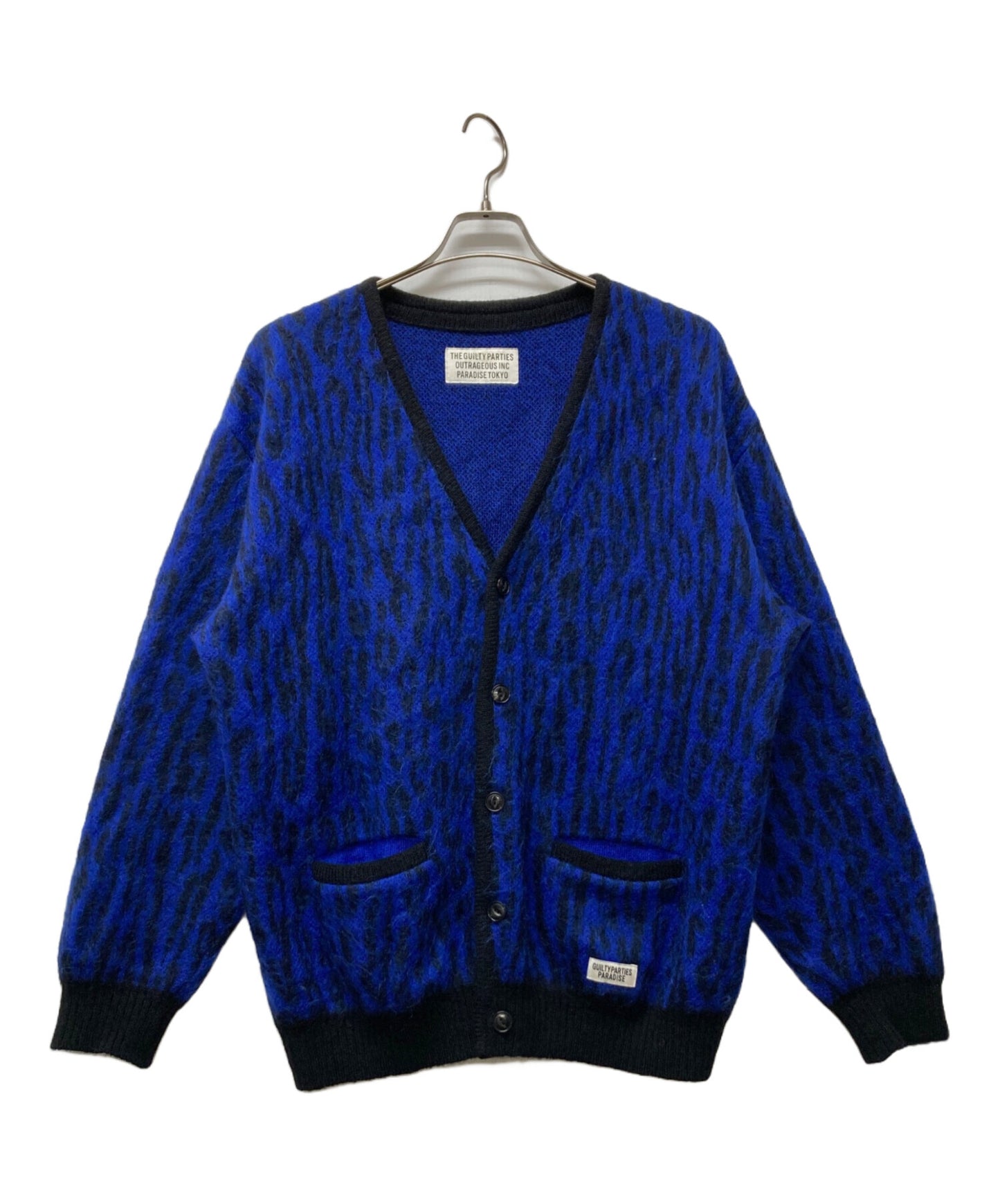 [Pre-owned] WACKO MARIA LEOPARD MOHAIR CARDIGAN