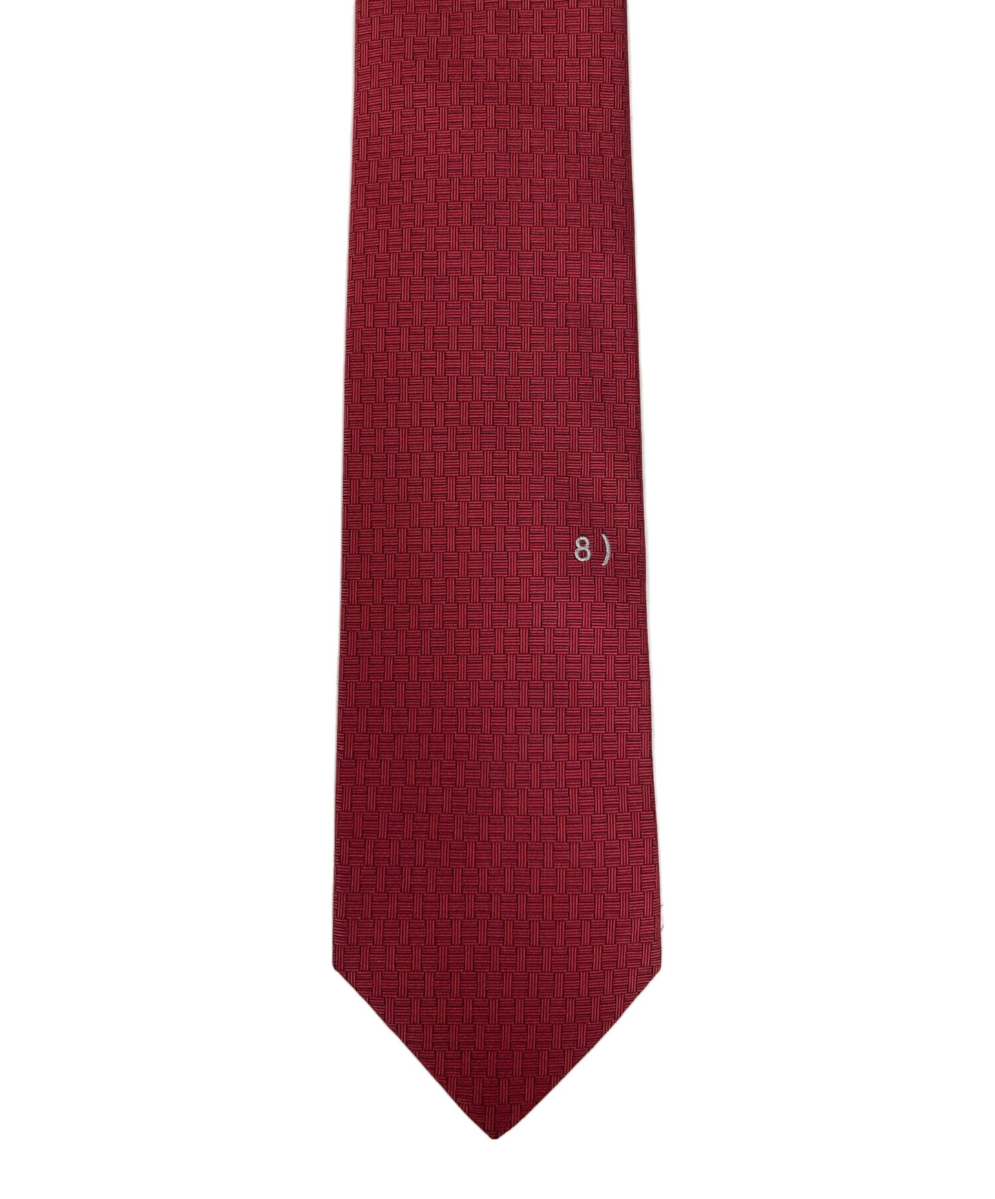 [Pre-owned] HERMES H Woven one-point embroidered silk tie 429039T