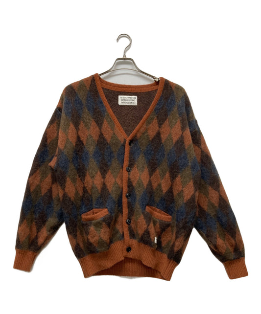 [Pre-owned] WACKO MARIA Argyle mohair cardigan