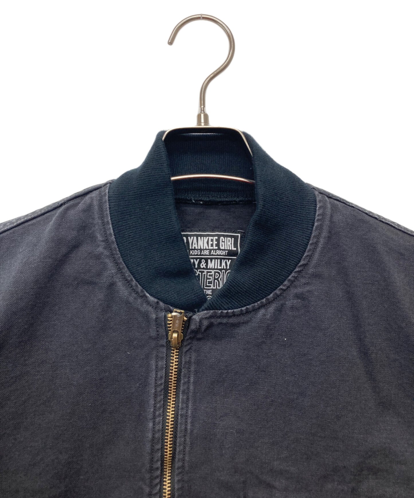 [Pre-owned] Hysteric Glamour HG LOGO Ribbed blouson 02251ab08