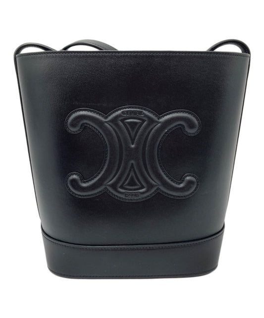 [Pre-owned] CELINE Small Bucket Cuir Trionf