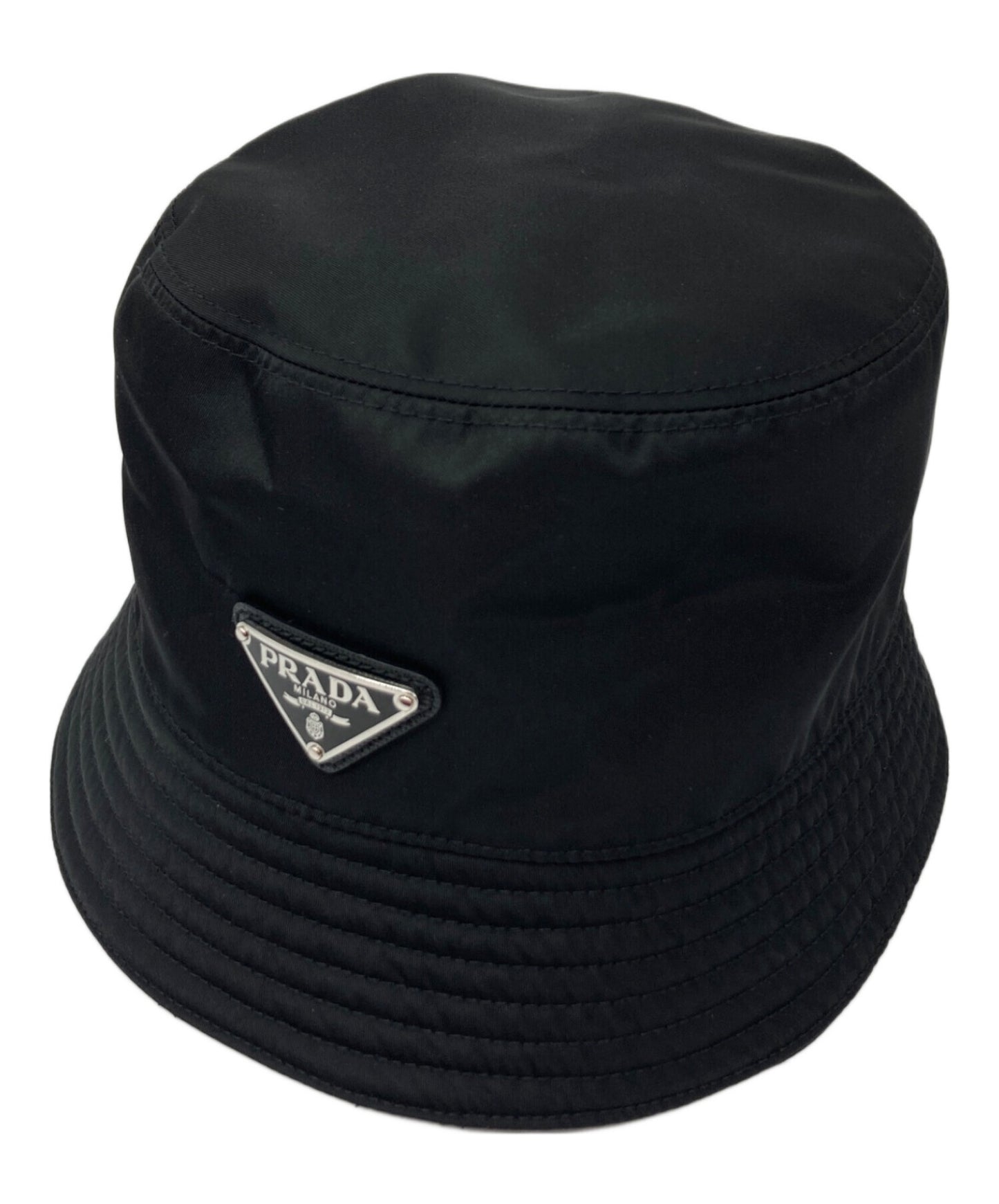 [Pre-owned] PRADA Triangle Logo Nylon Bucket Hat / 1HC137 2DMI 1HC137 2DMI