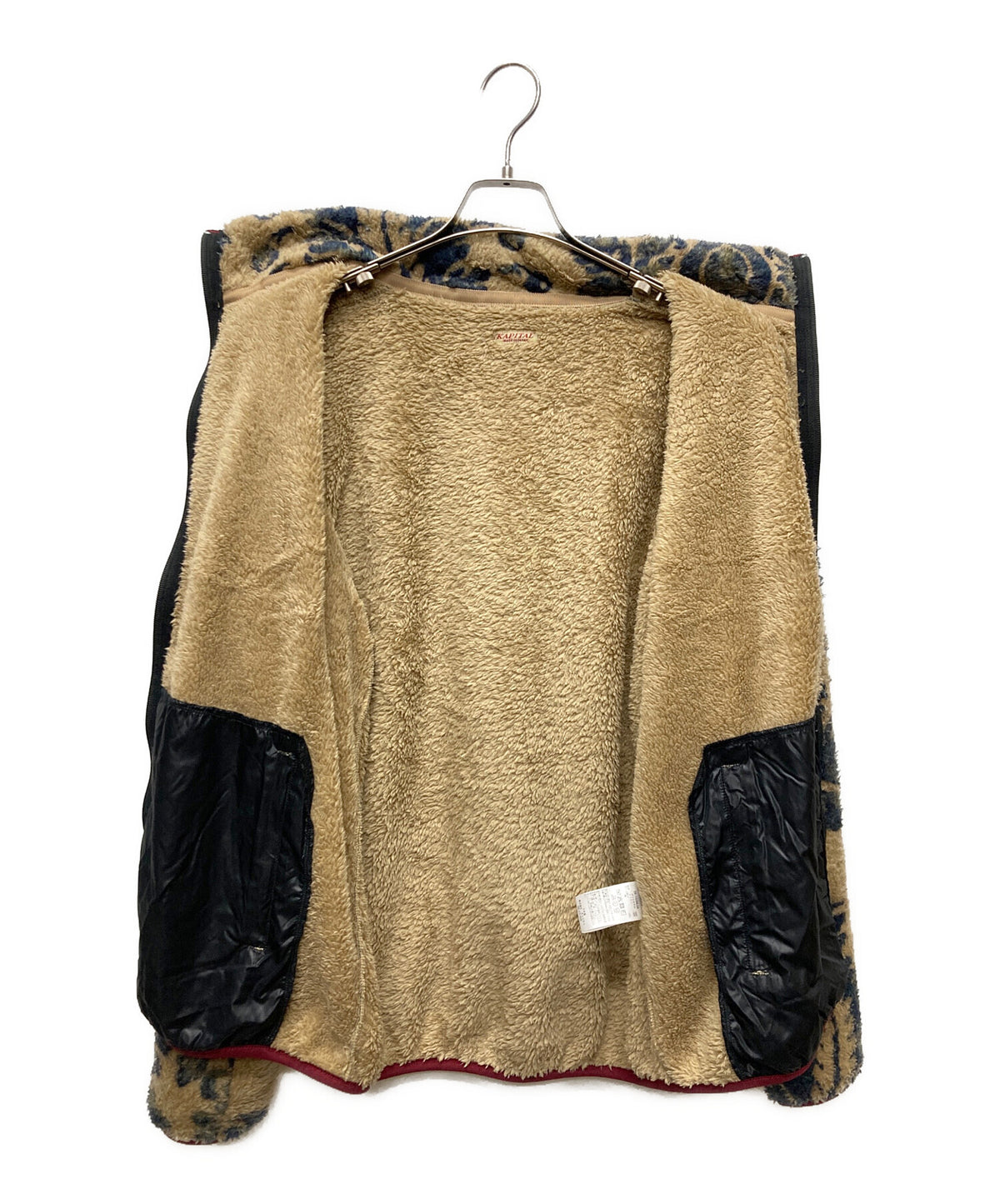 [Pre-owned] KAPITAL Damask Pattern Fleece Zip Jacket/EK-1530LCA EK-1530LCA