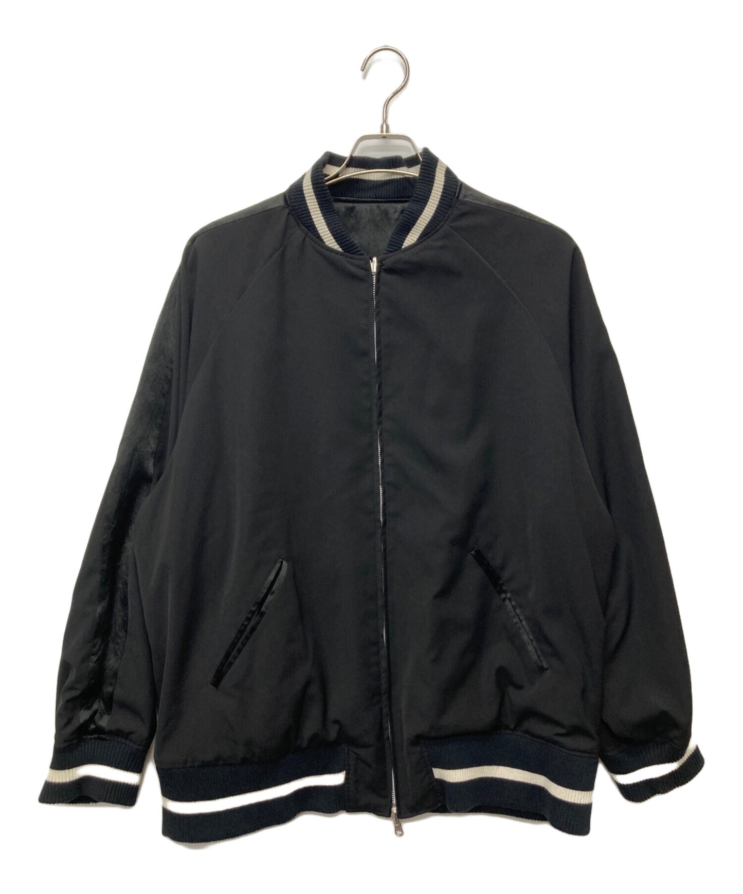 [Pre-owned] s'yte 23SS POLYESTER GABARDINE / ACETATE SATIN RAGLAN SLEEVE Souvenir Jacket/UI-Y53-800 UI-Y53-800