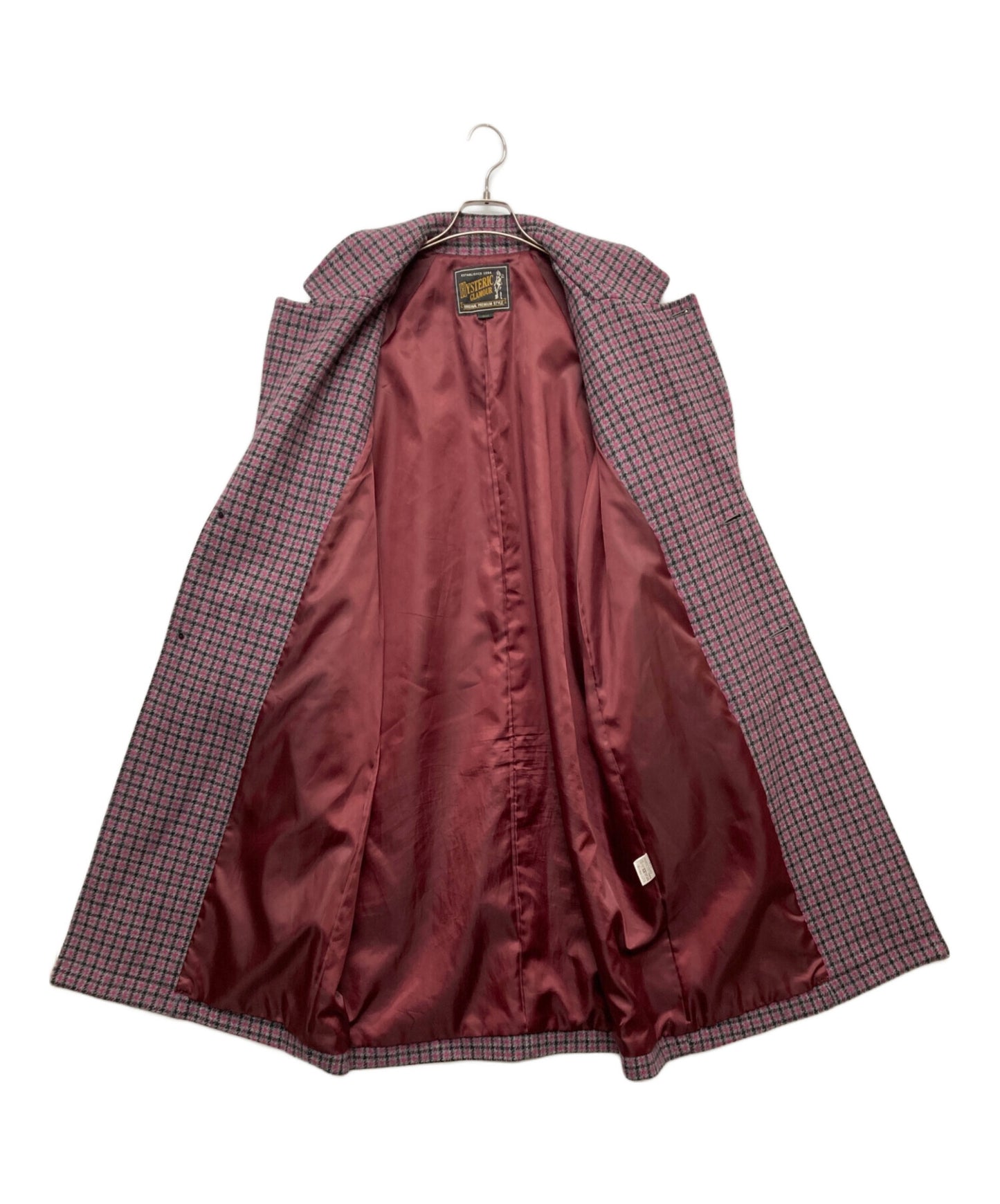[Pre-owned] Hysteric Glamour Notch Lapel Long Coat/01183AC03 01183AC03