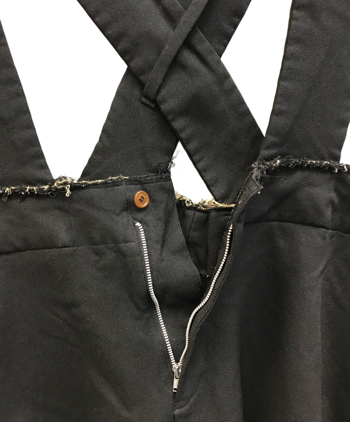 [Pre-owned] COMME des GARCONS COMME des GARCONS polyester pants with suspenders RD-U001