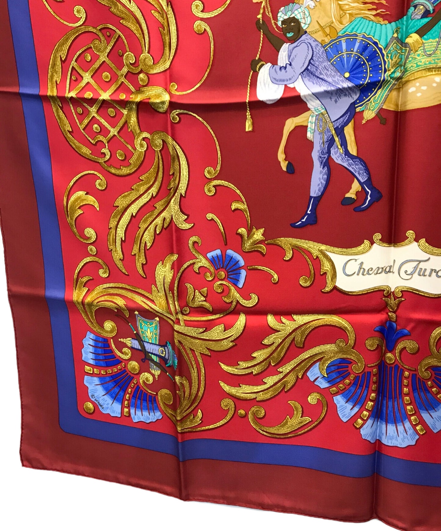 [Pre-owned] HERMES Calle 90/CHEVAL TURC Turkish Horse