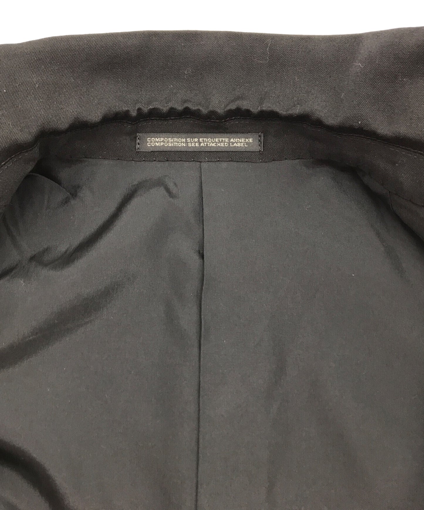 [Pre-owned] Yohji Yamamoto Costume D’Homme COSTUME D'HOMME SUITS GABARDINE 2BUTTON SINGLE JACKET HG-J85-150