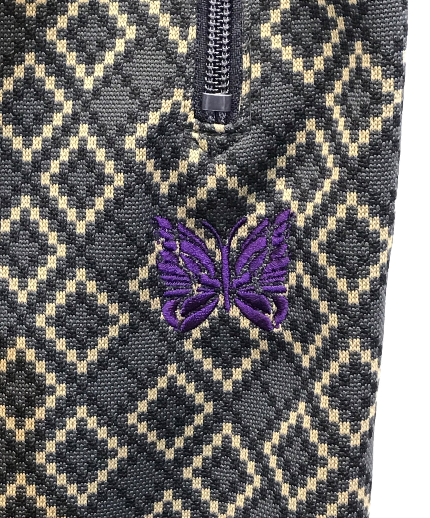 [Pre-owned] Needles Papillon Embroidered Track Pants NS1633