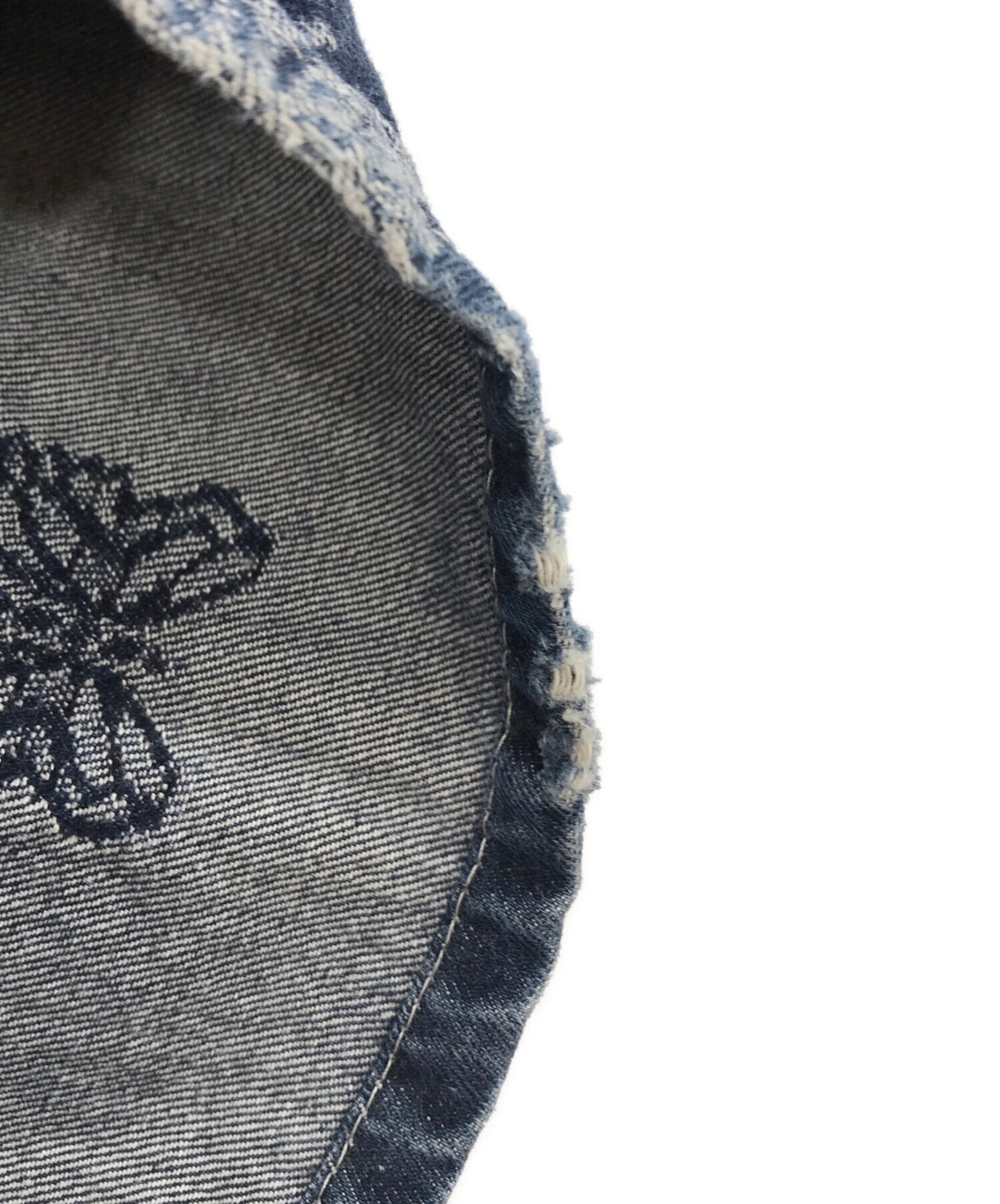 [Pre-owned] Needles 10 oz. denim knee del pants MR215.