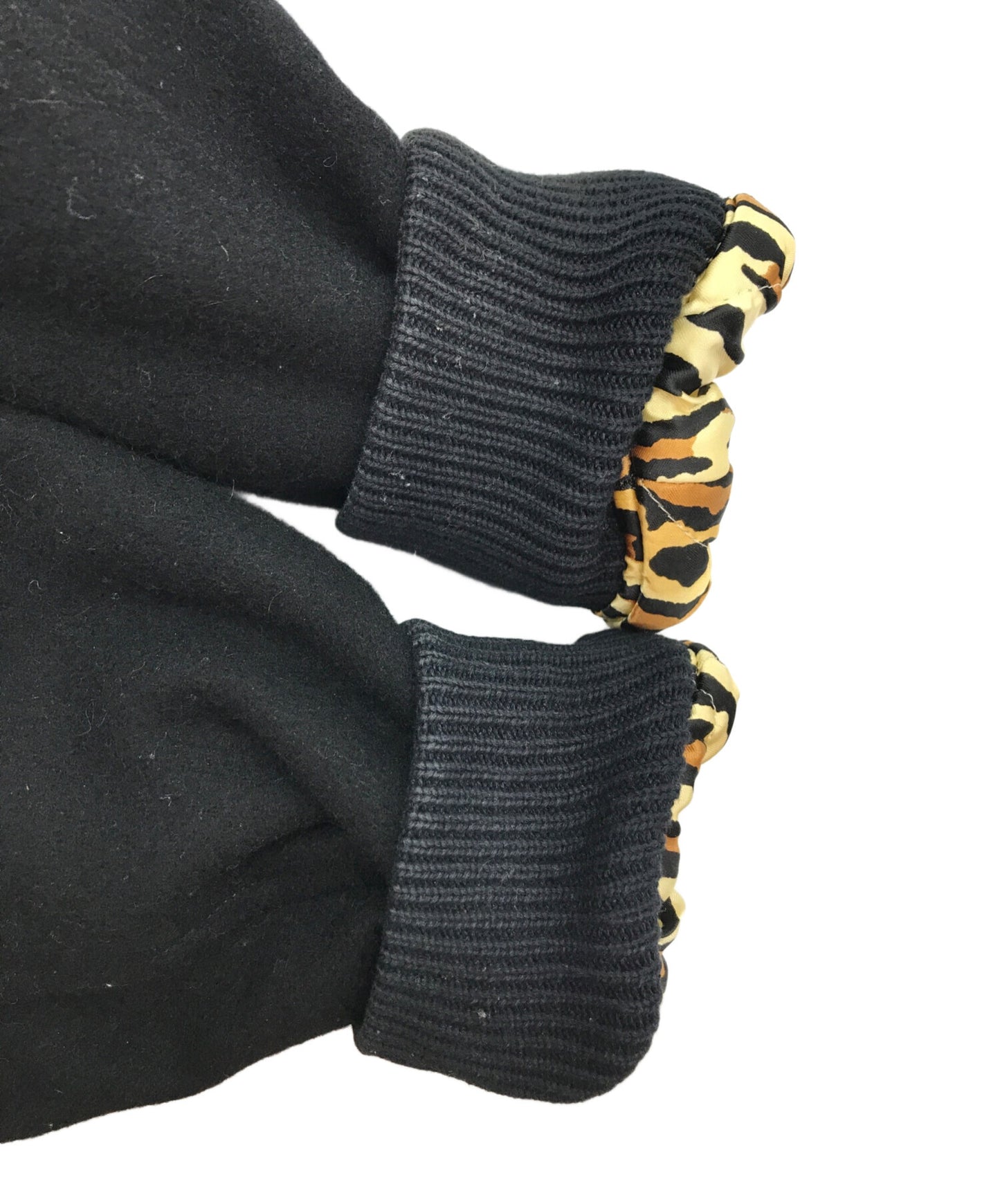 [Pre-owned] WACKO MARIA Logo Embroidery Melton Varsity Jacket