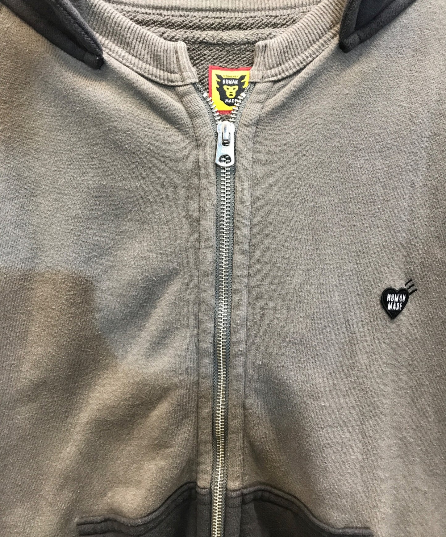 [Pre-owned] HUMAN MADE ZIP-UP HOODED SWEATSHIRT
