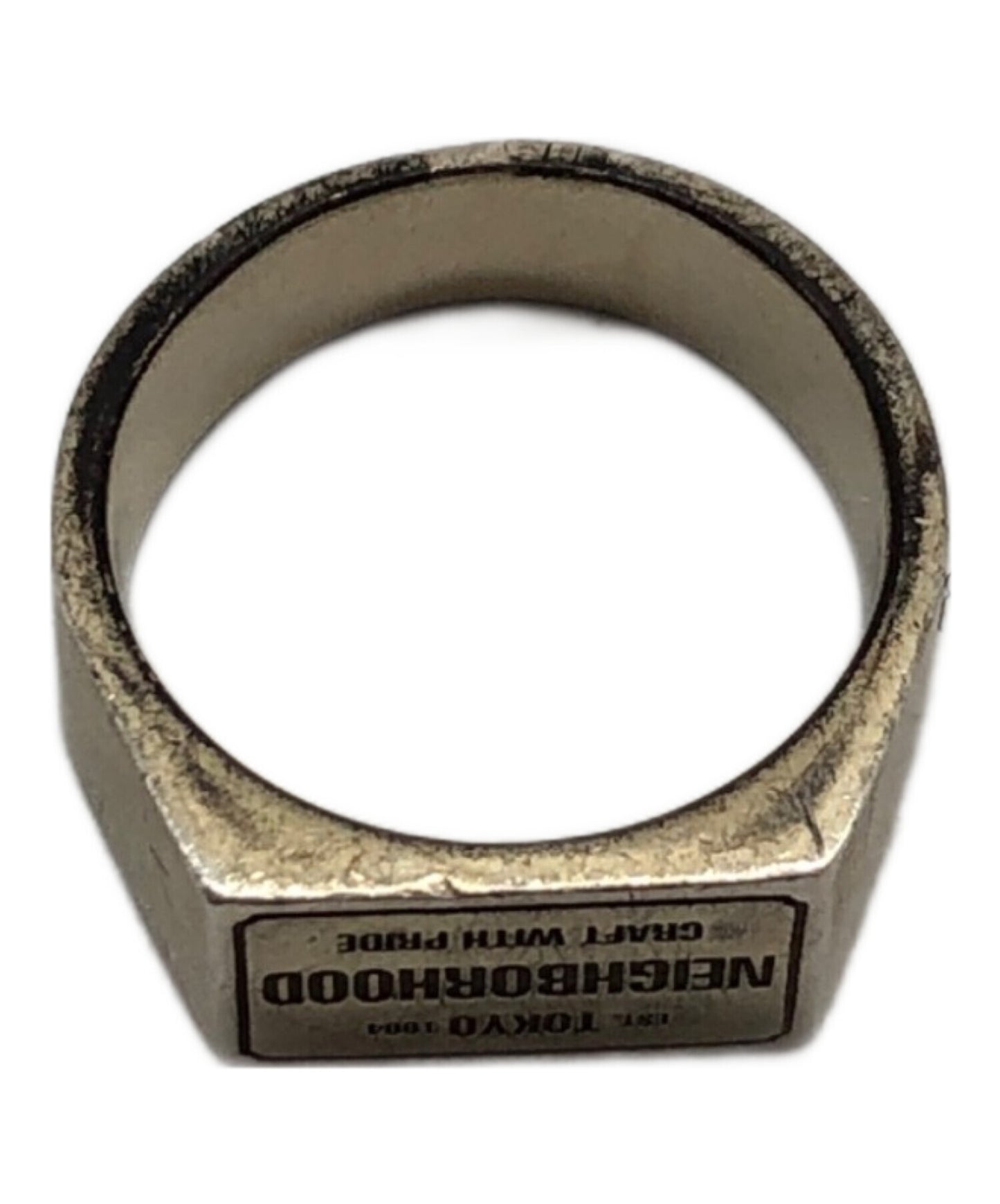 [Pre-owned] NEIGHBORHOOD SILVER SIGNET RING
