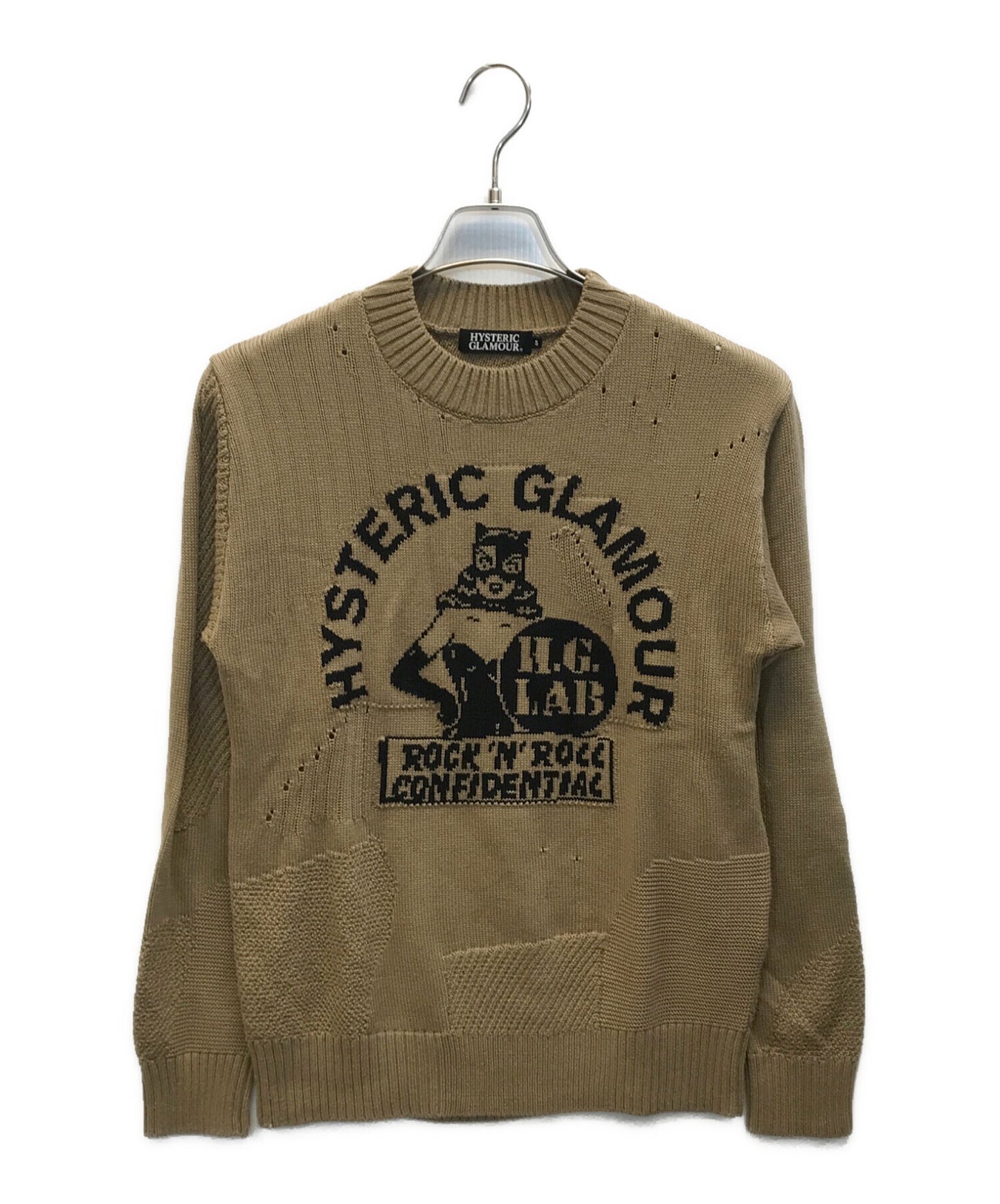 [Pre-owned] Hysteric Glamour H.G.LAB Knitted Crush Pullover Knit 02183NS19