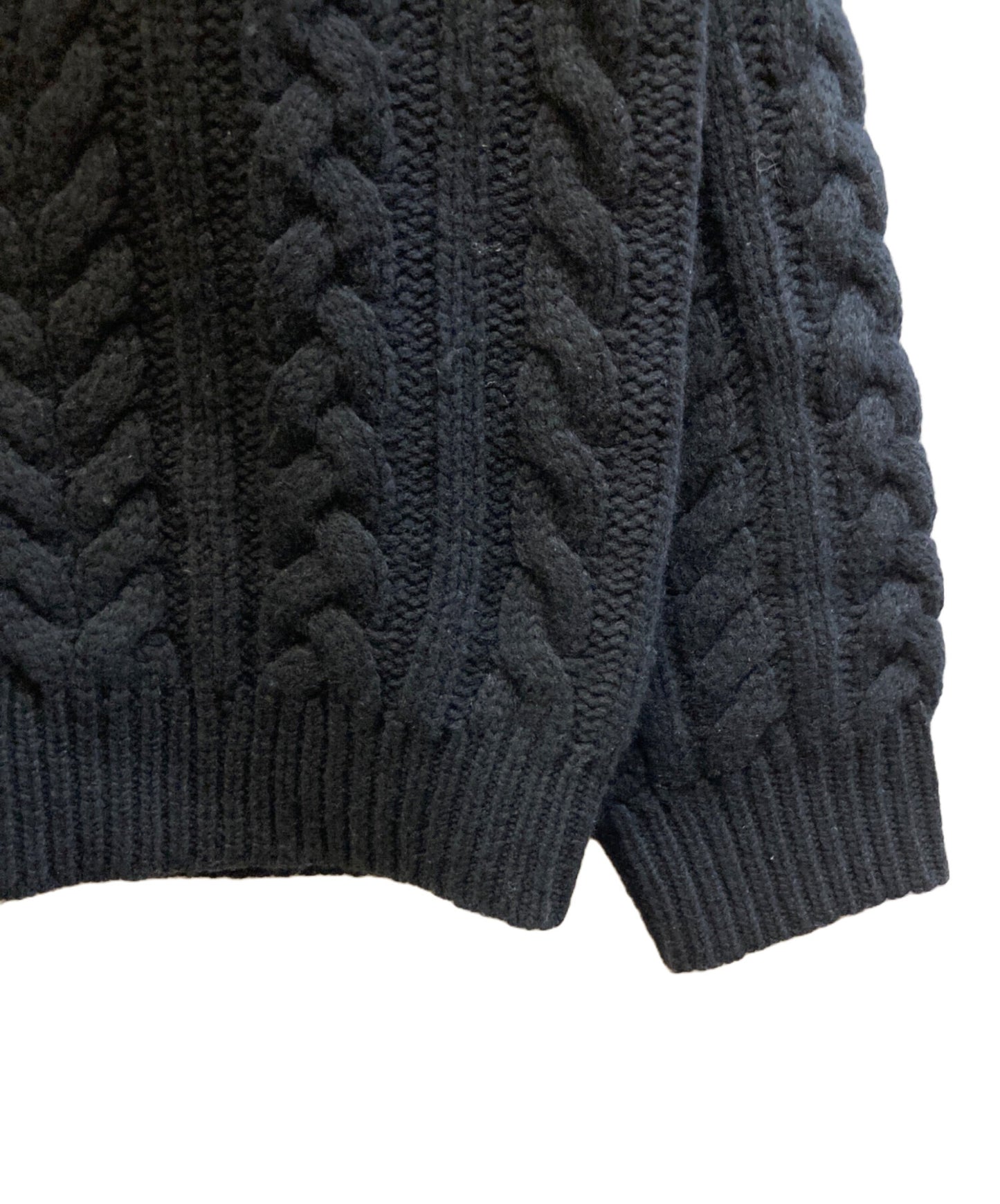 [Pre-owned] SUPREME 23AW Applique Cable Knit Sweater