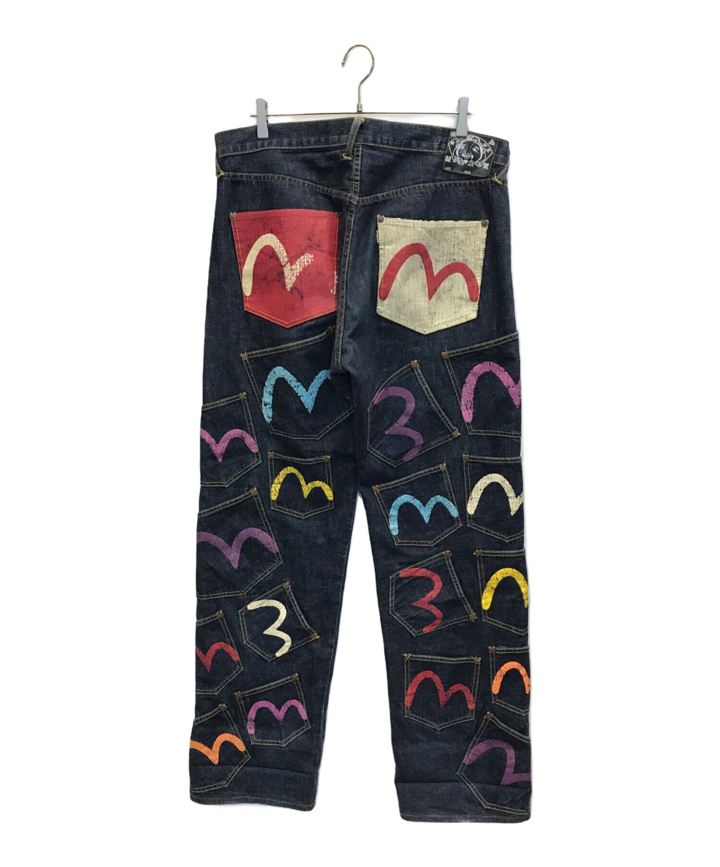 [Pre-owned] EVISU Many pockets /Denim pants 0119